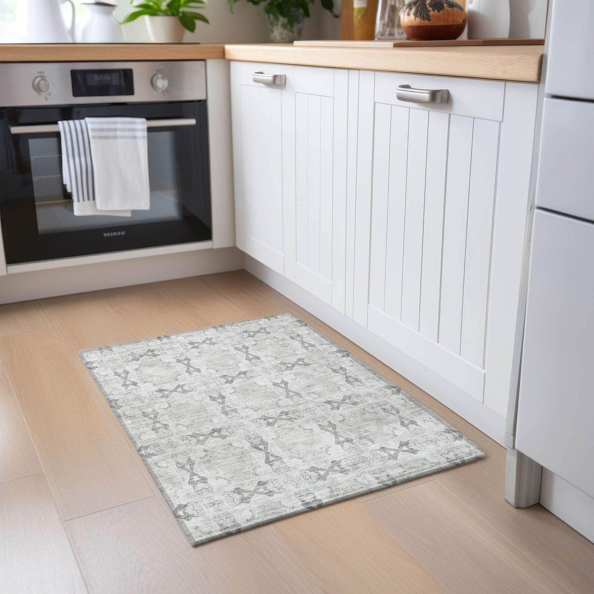 Machine Made ACN564 Ivory Rugs