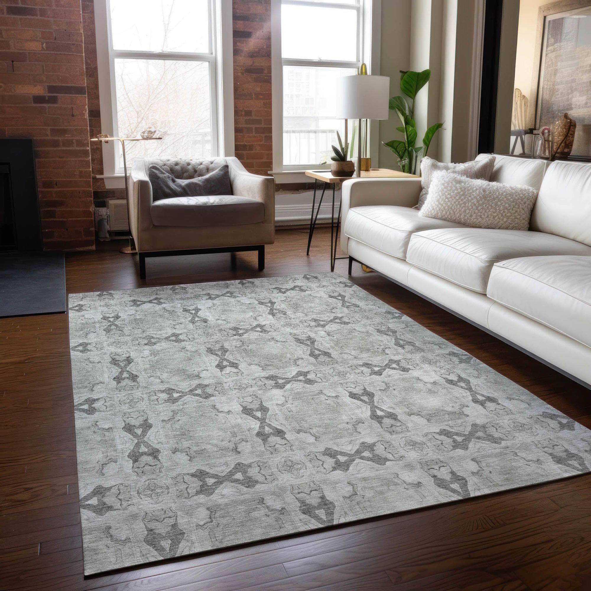 Machine Made ACN564 Ivory Rugs