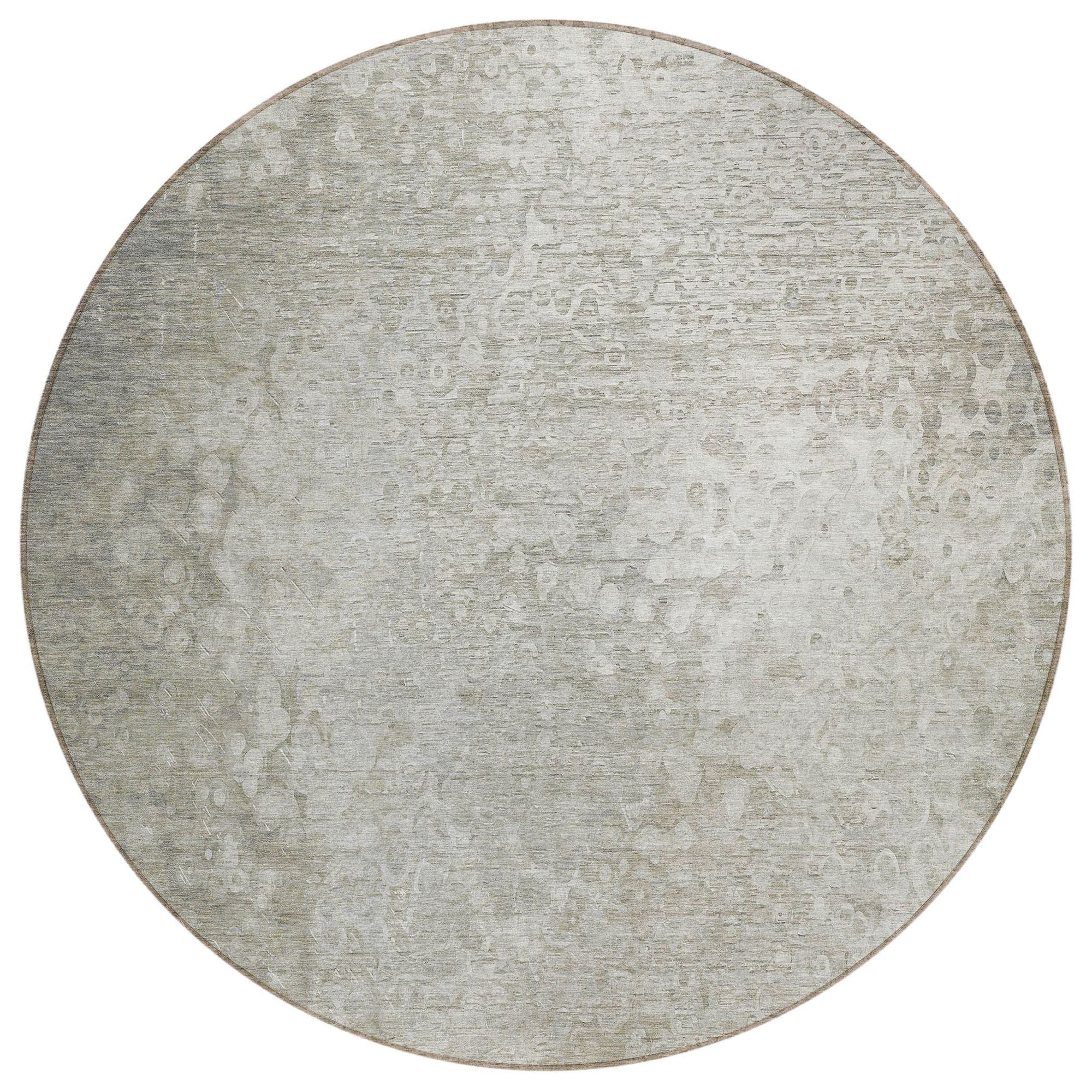 Machine Washable Beige Brown Rug - Indoor / Outdoor - Kids / Pet Friendly Casual Print Rug