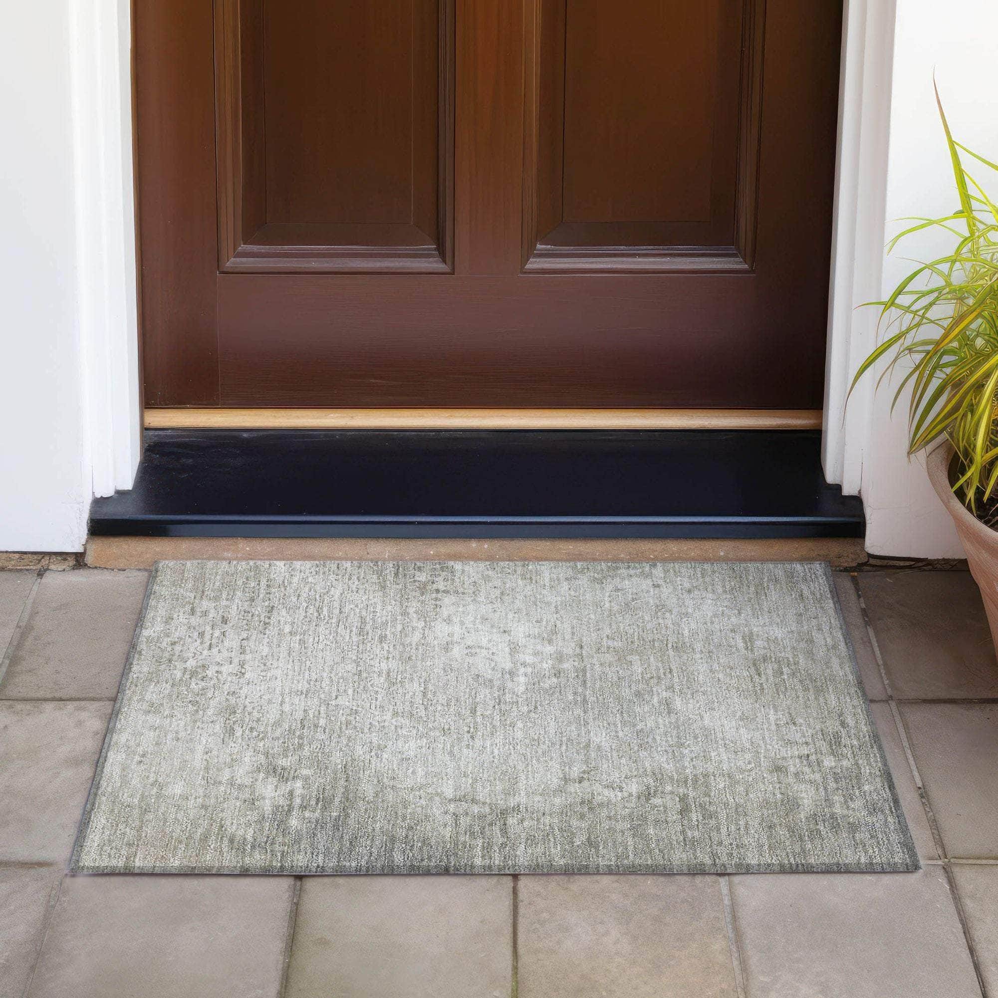 Machine Made ACN565 Beige Brown Rugs