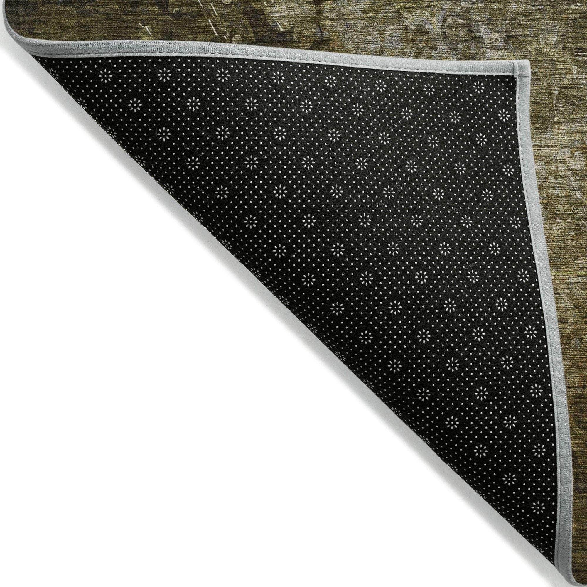 Machine Made ACN565 Brown Rugs