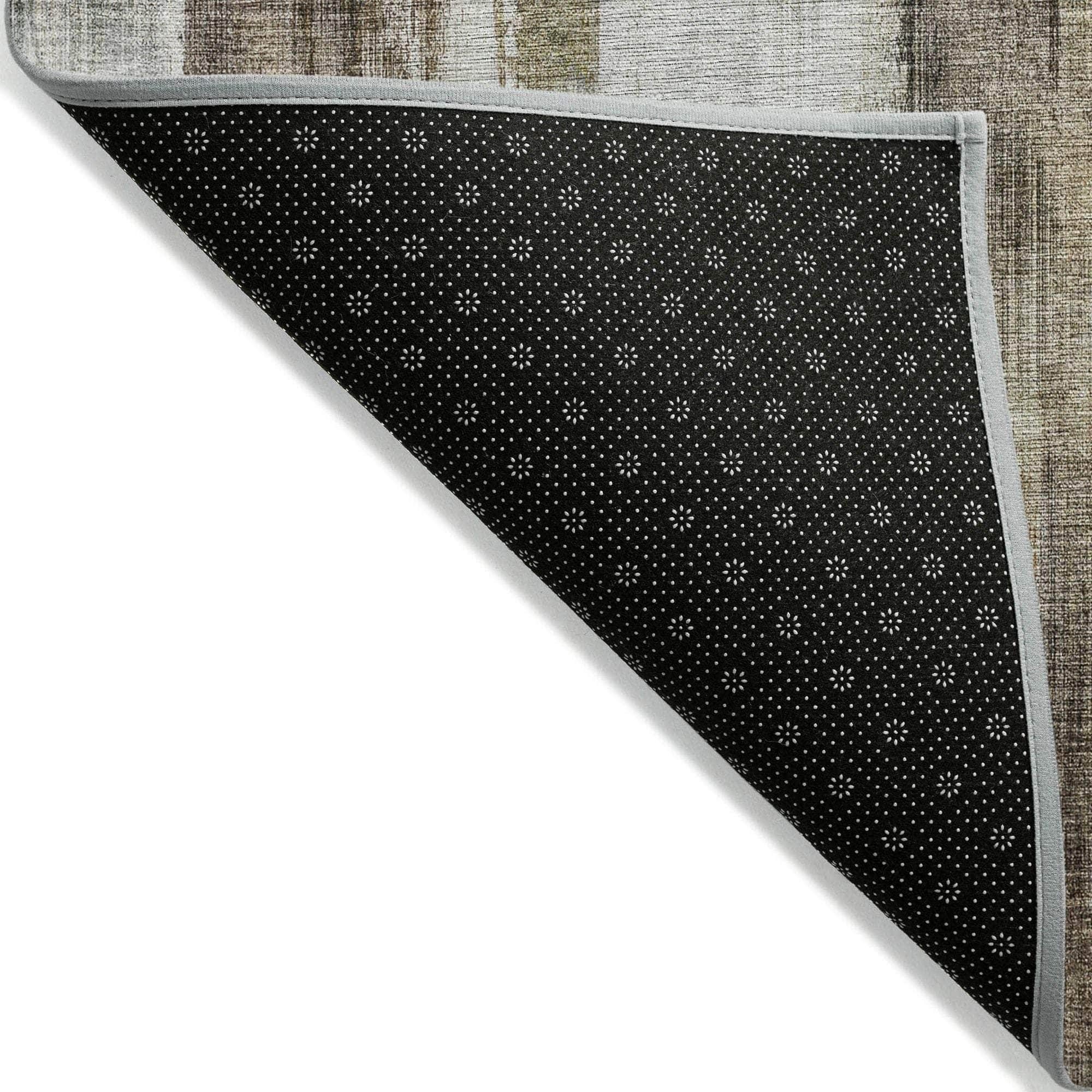 Machine Made ACN567 Chocolate Brown Rugs