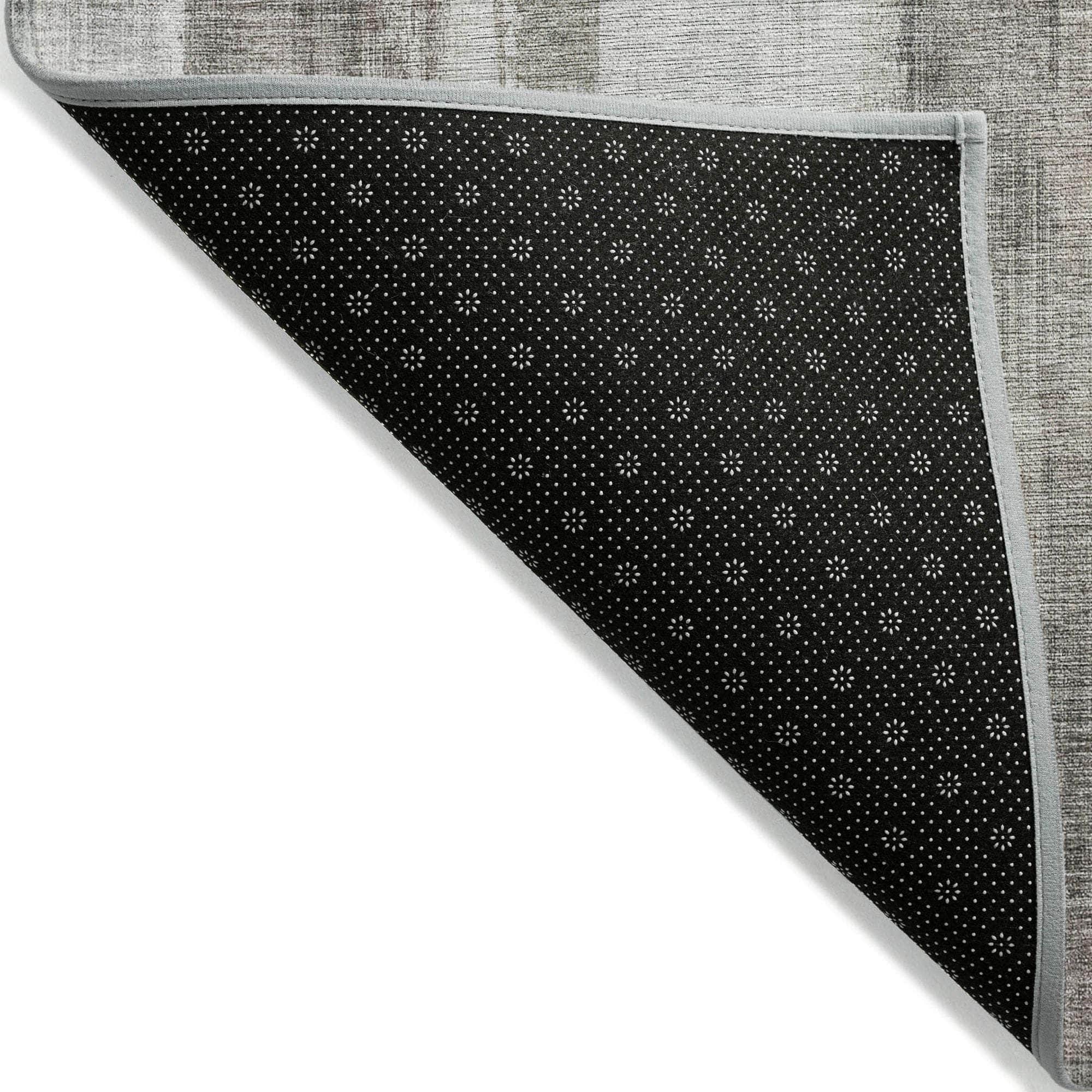 Machine Made ACN567 Taupe Brown Rugs