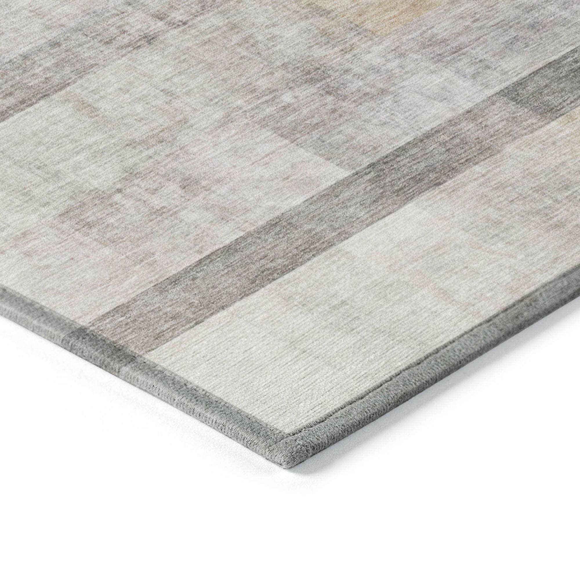 Machine Made ACN568 Brown Rugs