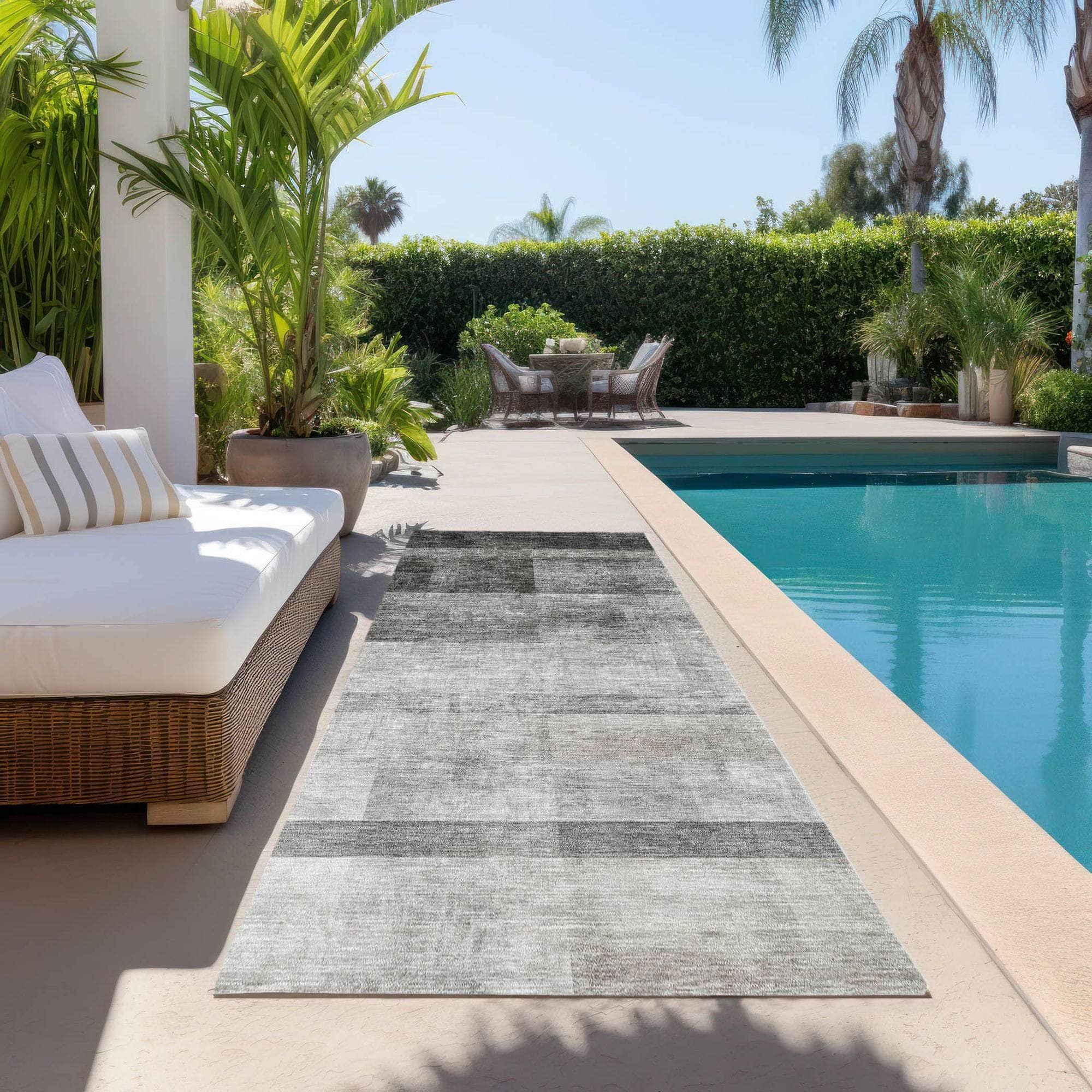 Machine Made ACN568 Gray Rugs