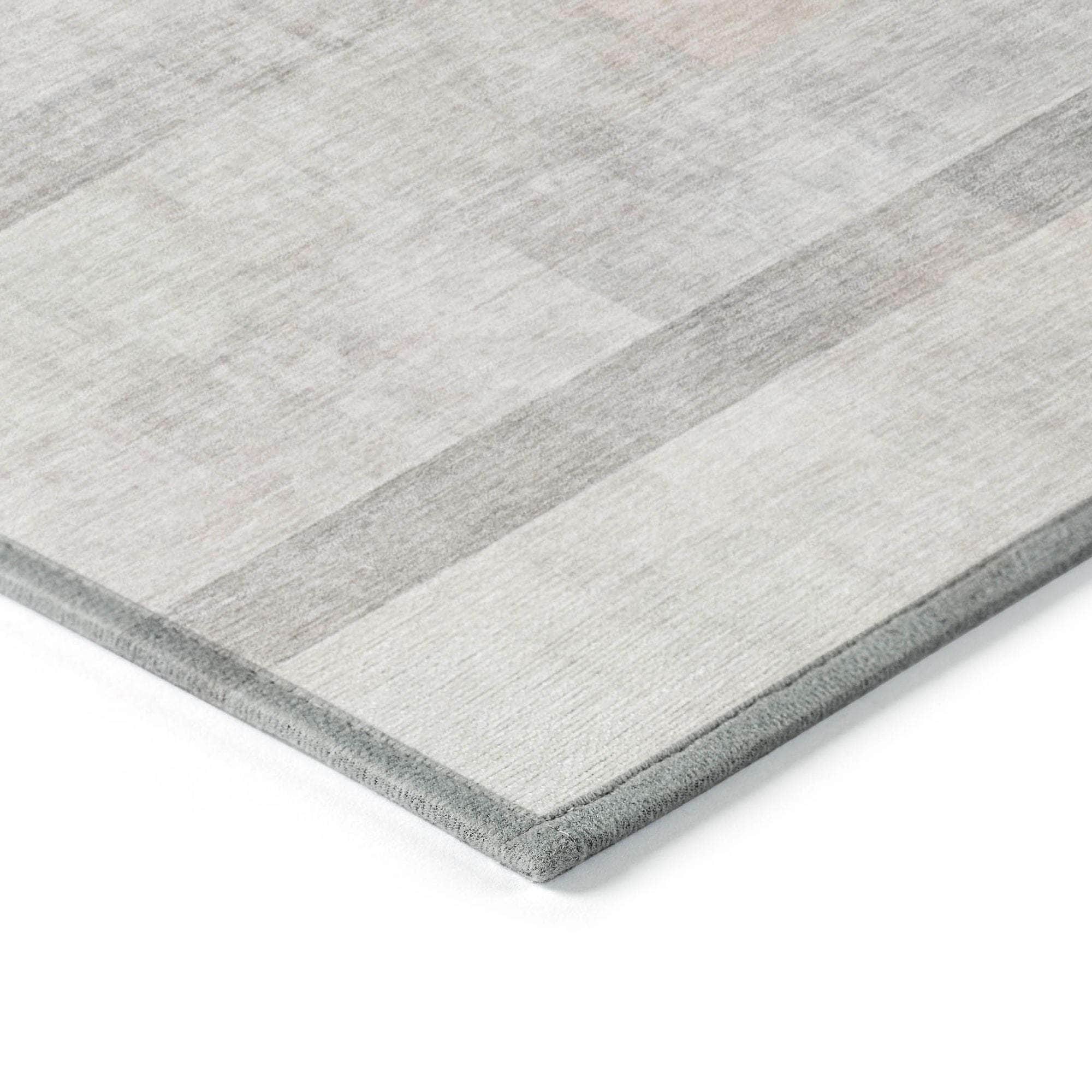Machine Made ACN568 Taupe Brown Rugs