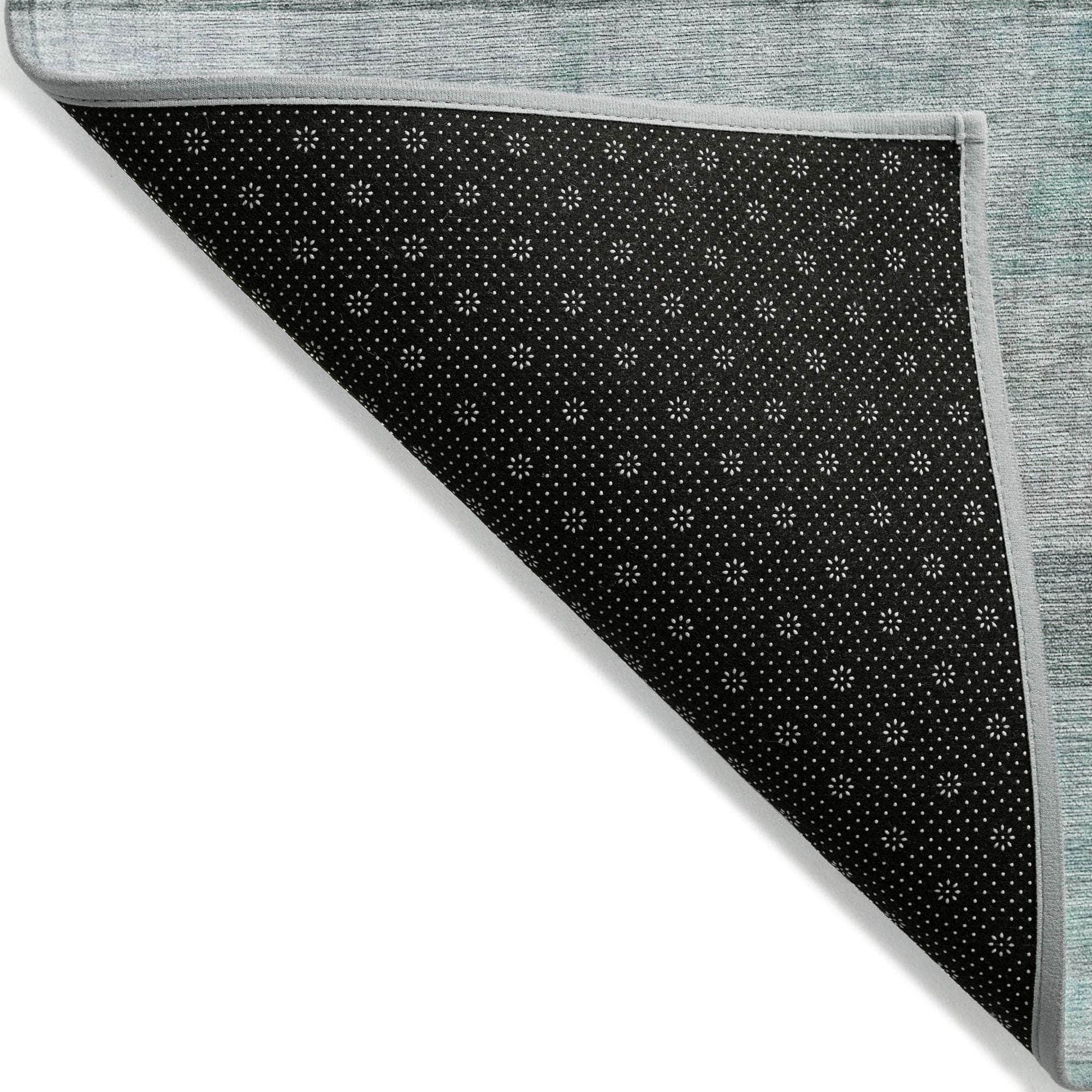 Machine Made ACN568 Teal Rugs