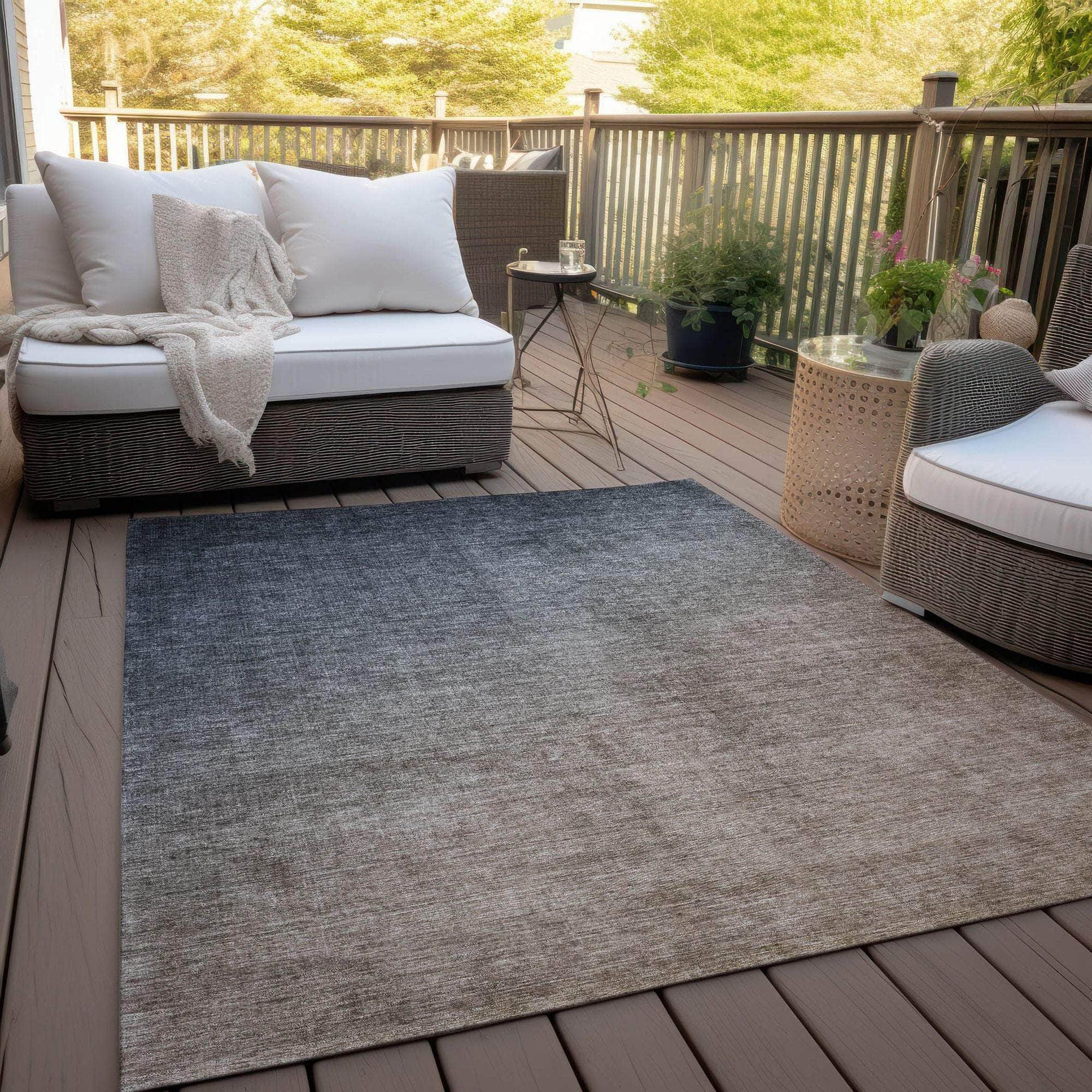 Machine Made ACN569 Gray Rugs