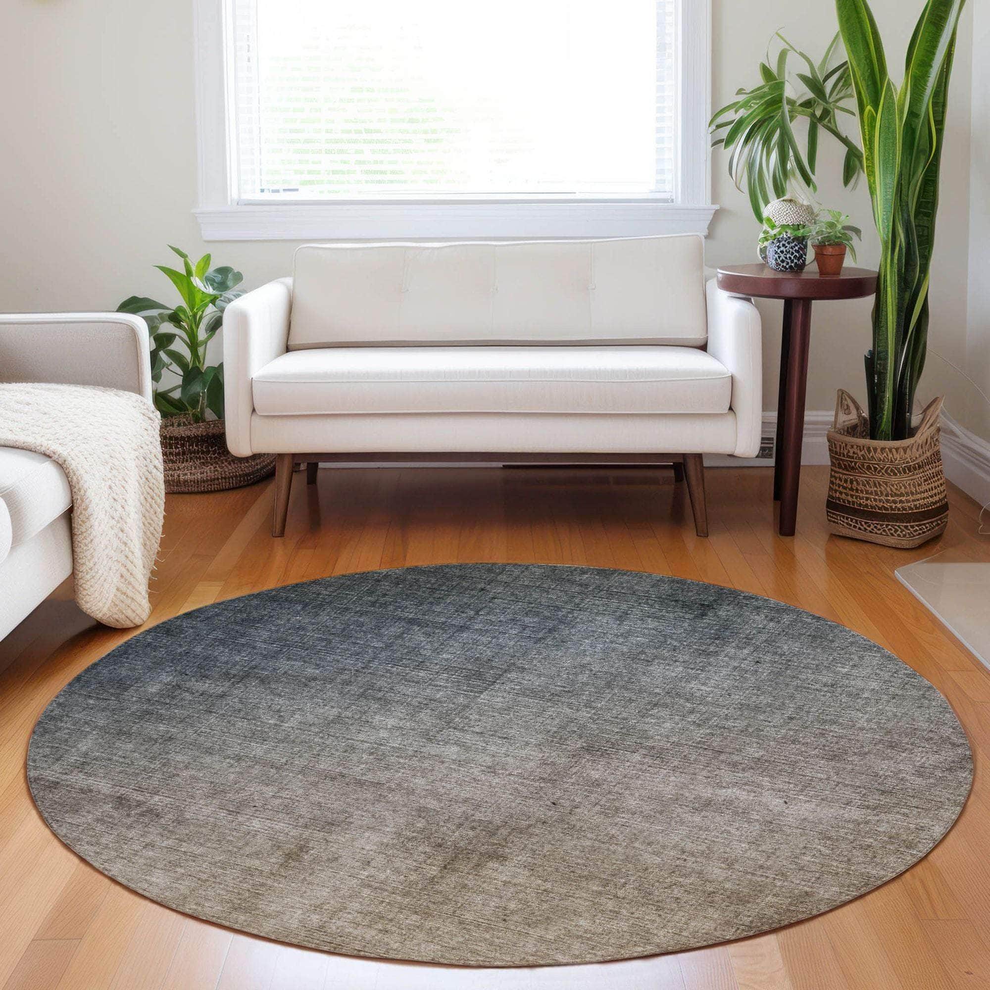 Machine Made ACN569 Gray Rugs