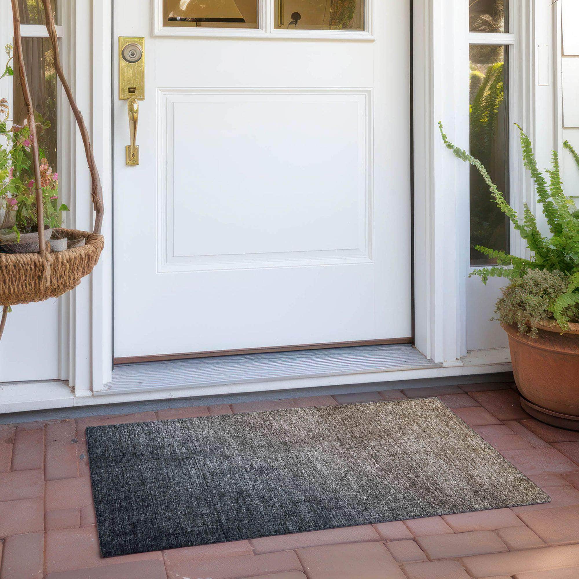 Machine Made ACN569 Gray Rugs