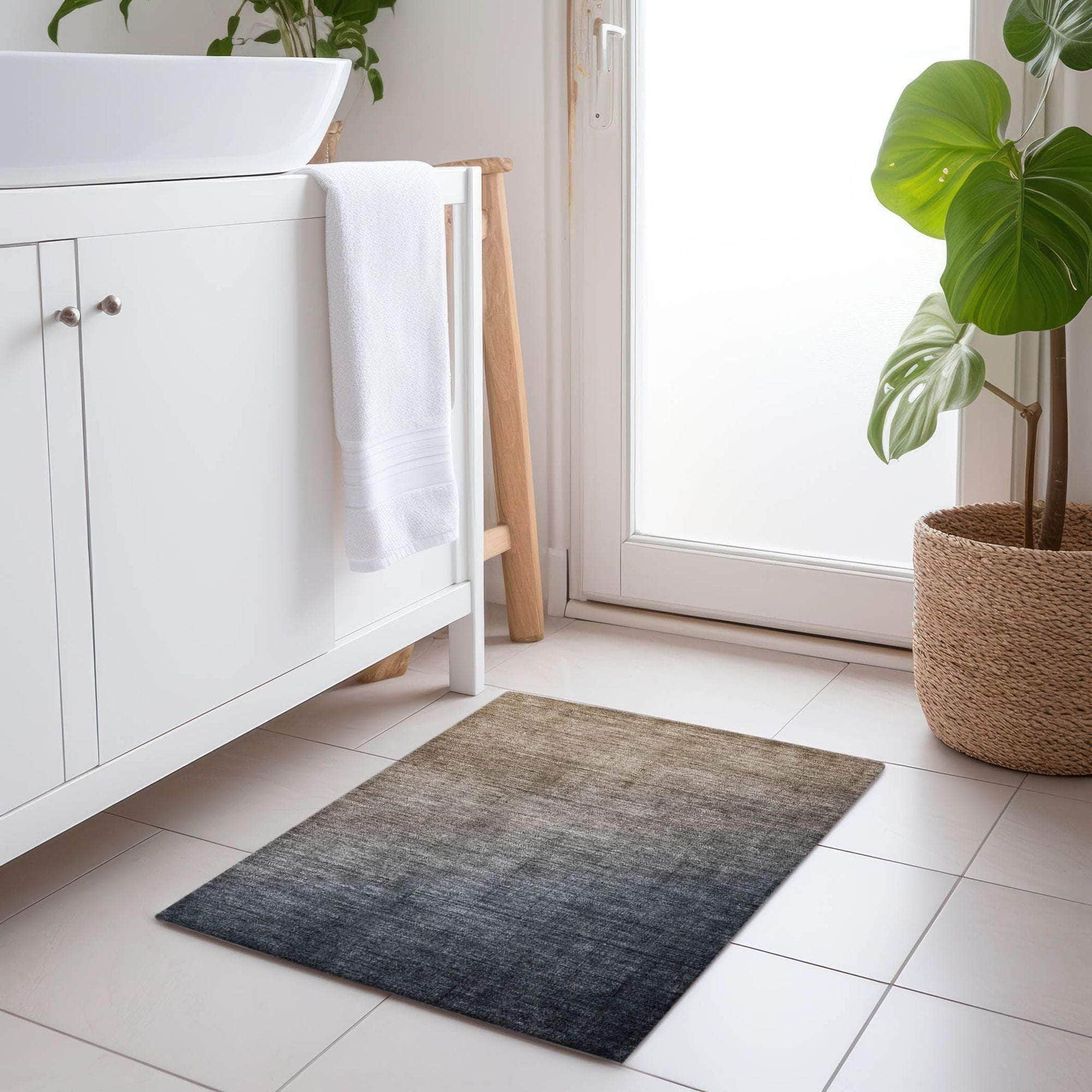 Machine Made ACN569 Gray Rugs