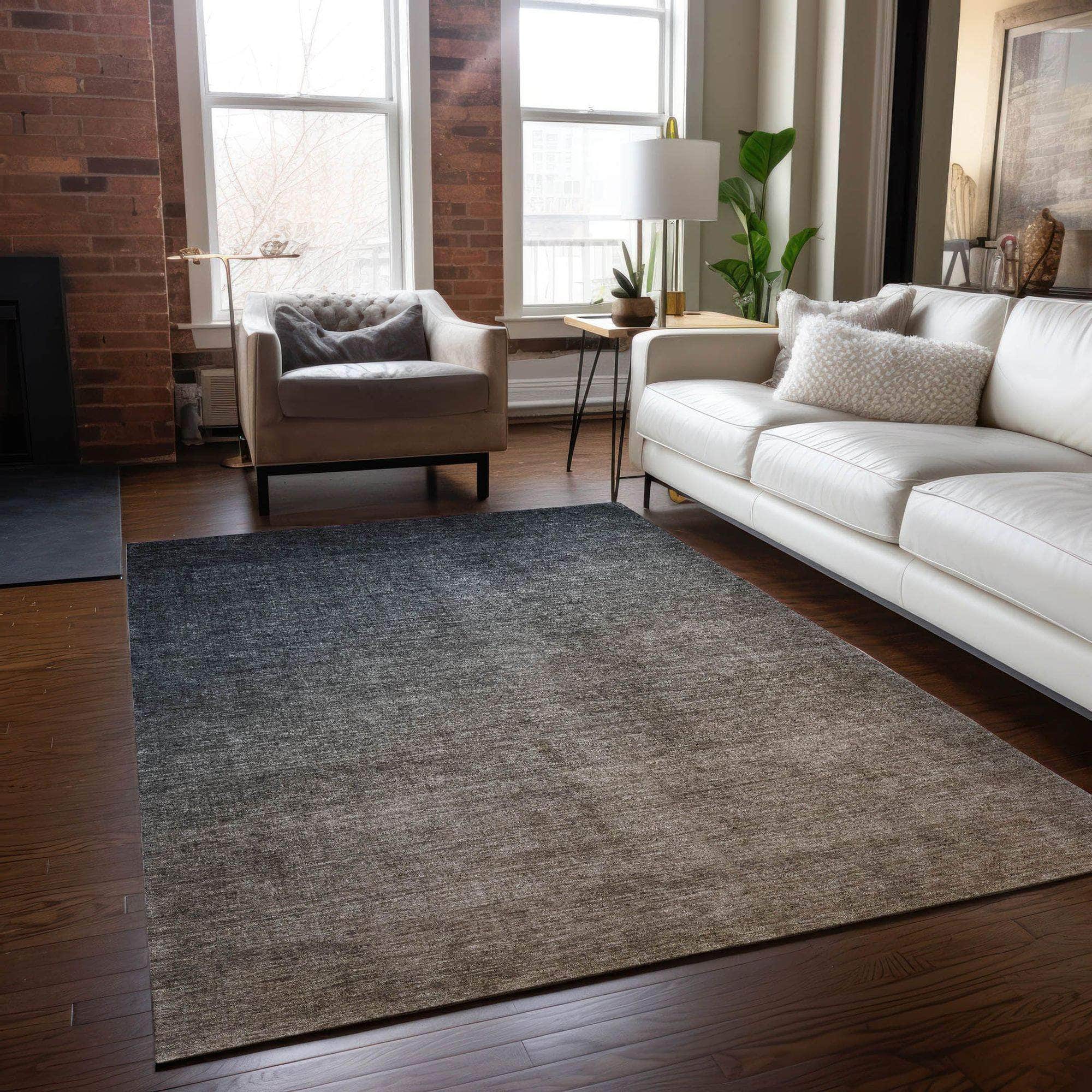 Machine Made ACN569 Gray Rugs