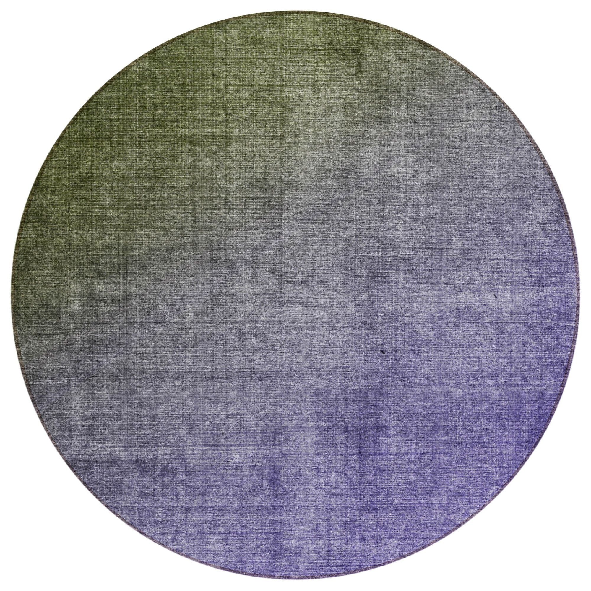 Machine Washable Olive Green Rug - Indoor / Outdoor - Kids / Pet Friendly Ombre Print Rug