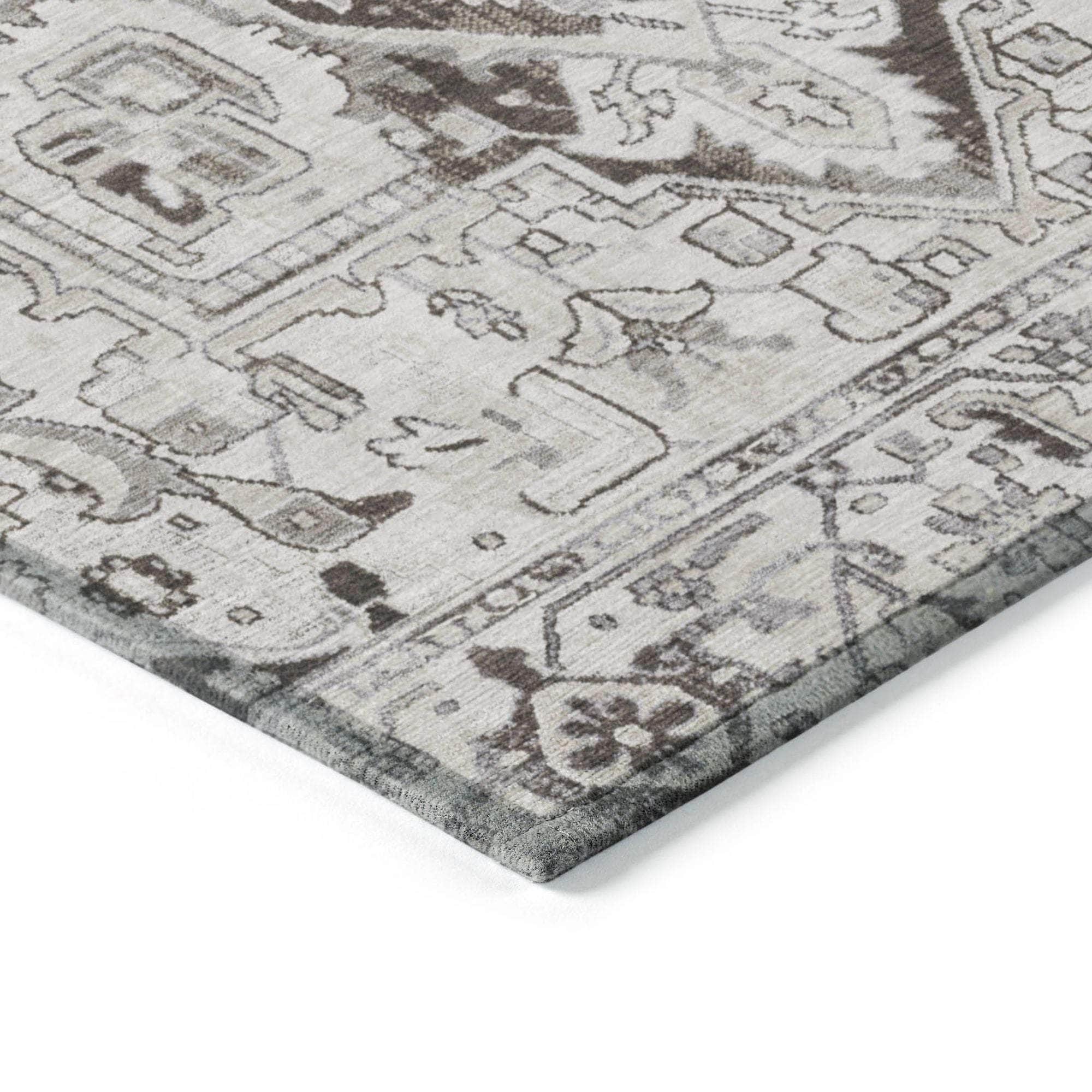 Machine Made ACN570 Ivory Rugs