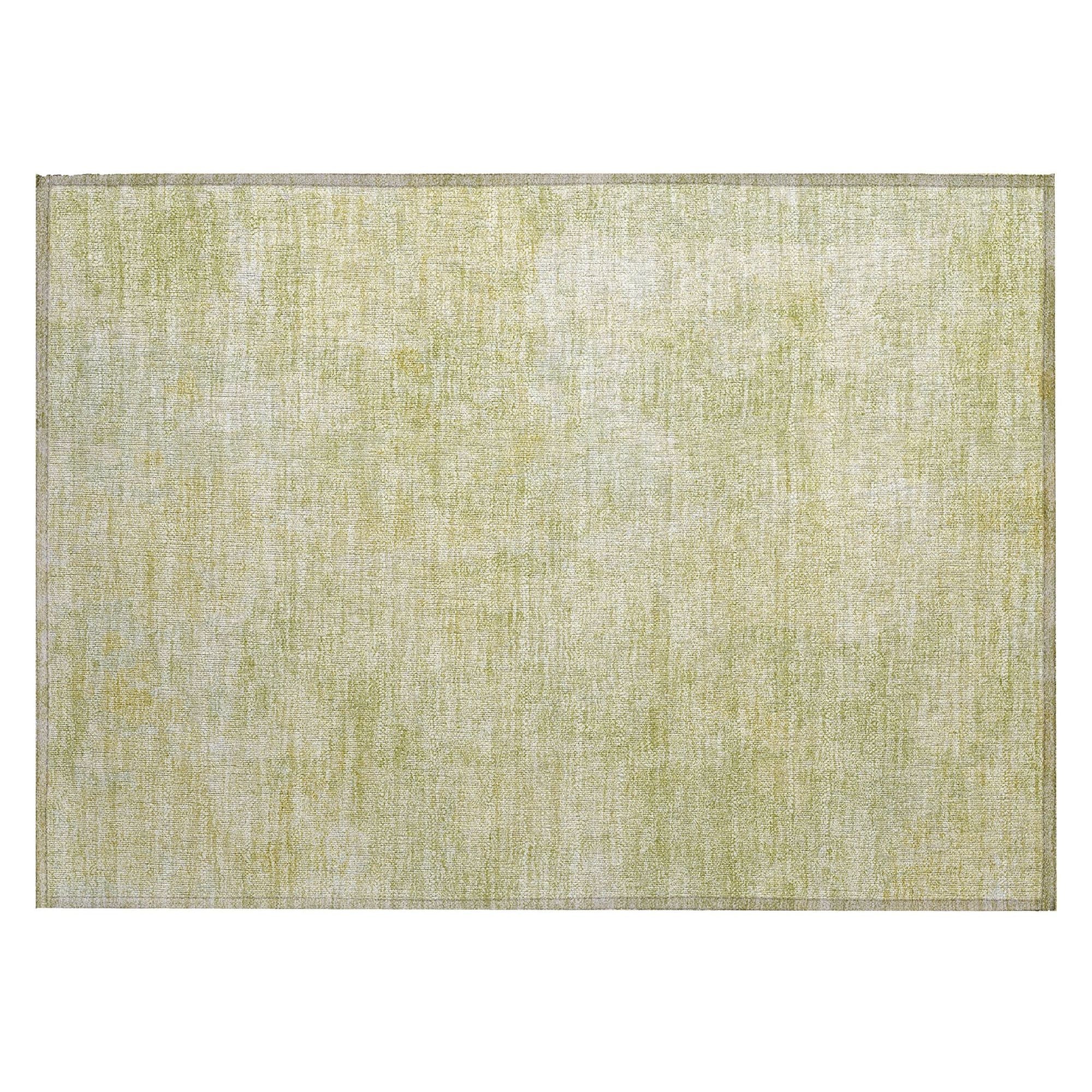 Machine Washable Gold Rug - Indoor / Outdoor - Kids / Pet Friendly Modern Print Rug
