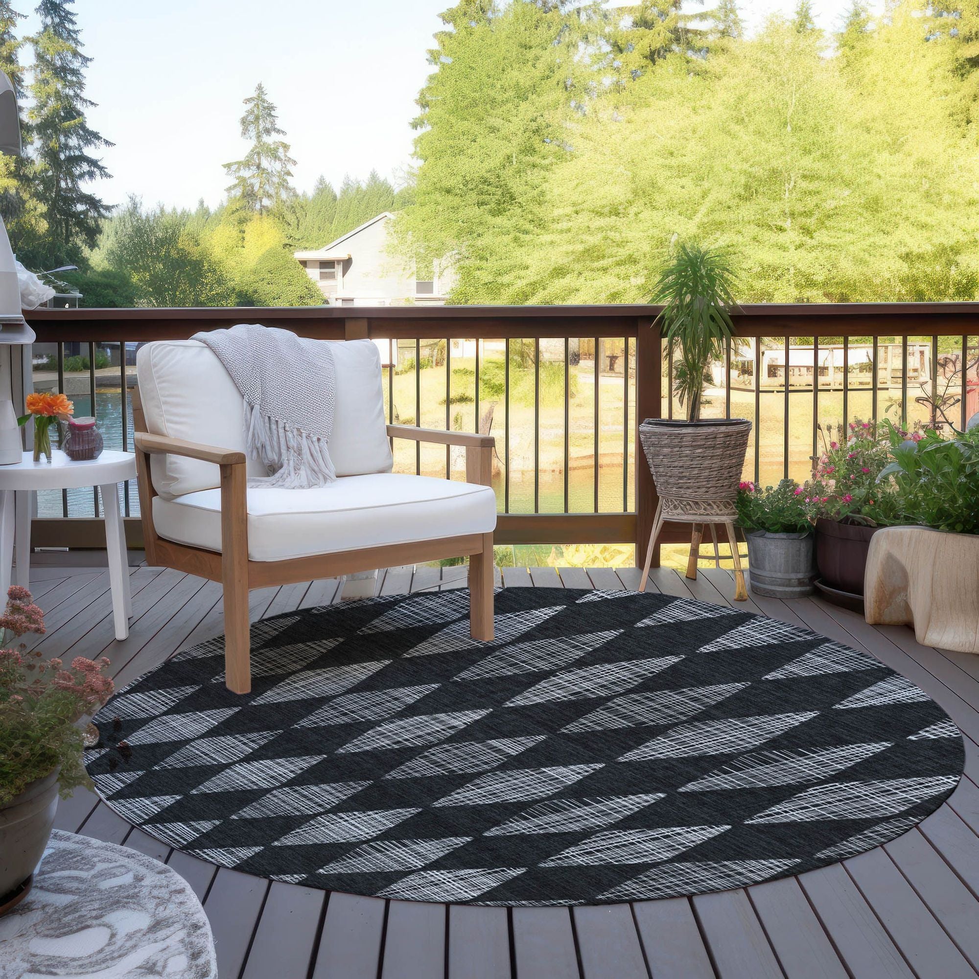 Machine Made ACN578 Charcoal Gray Rugs #color_charcoal gray