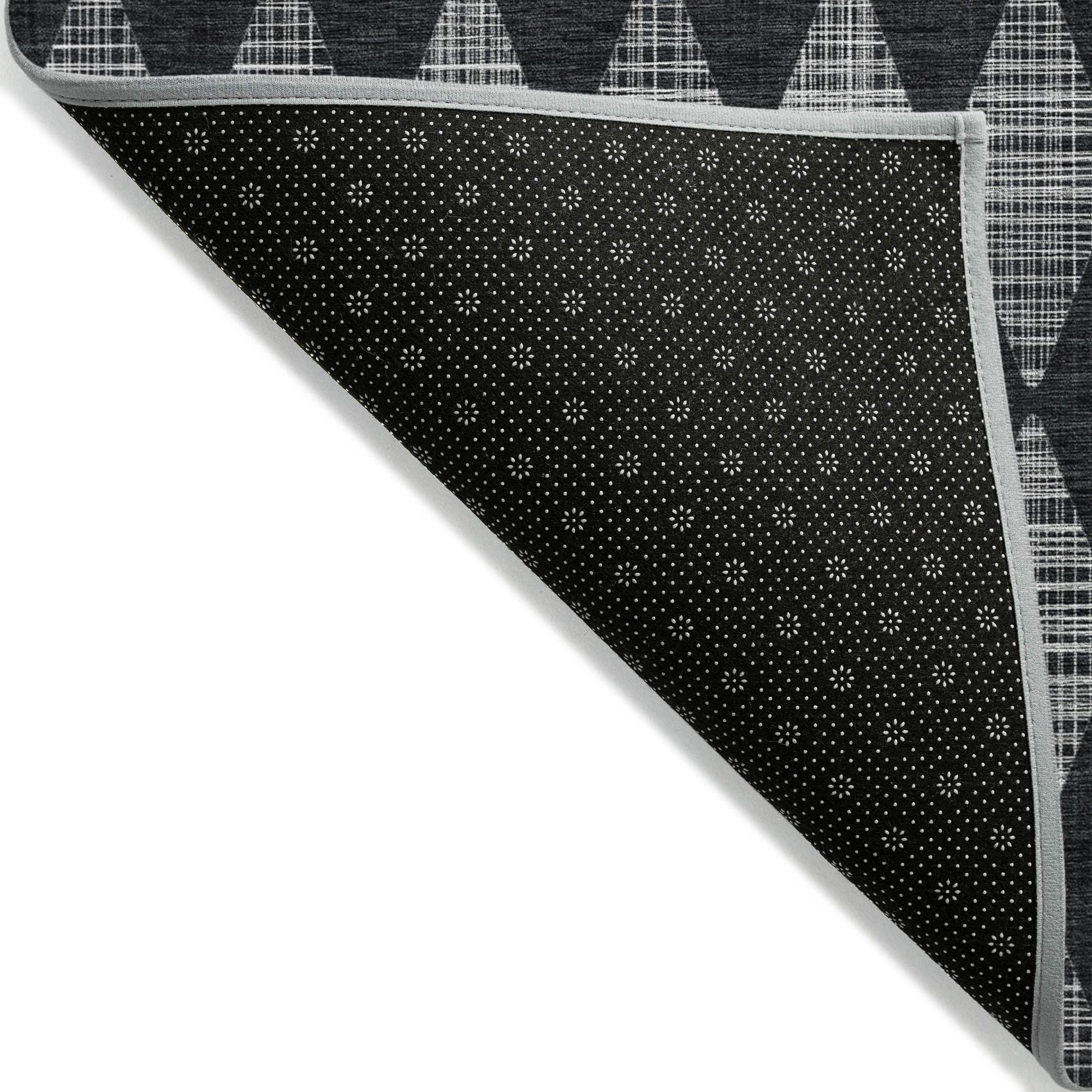 Machine Made ACN578 Charcoal Gray Rugs #color_charcoal gray