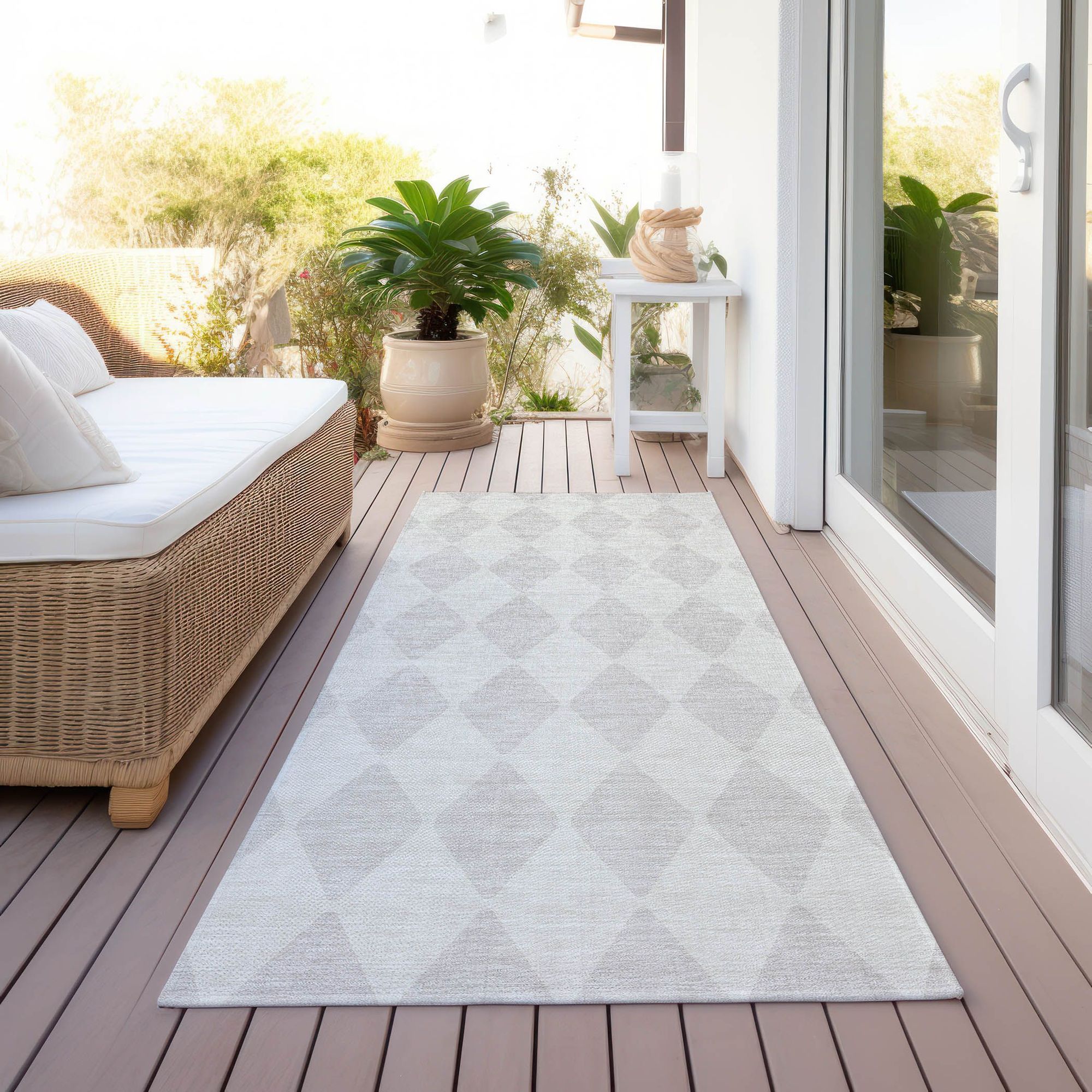 Machine Made ACN578 Ivory Rugs #color_ivory
