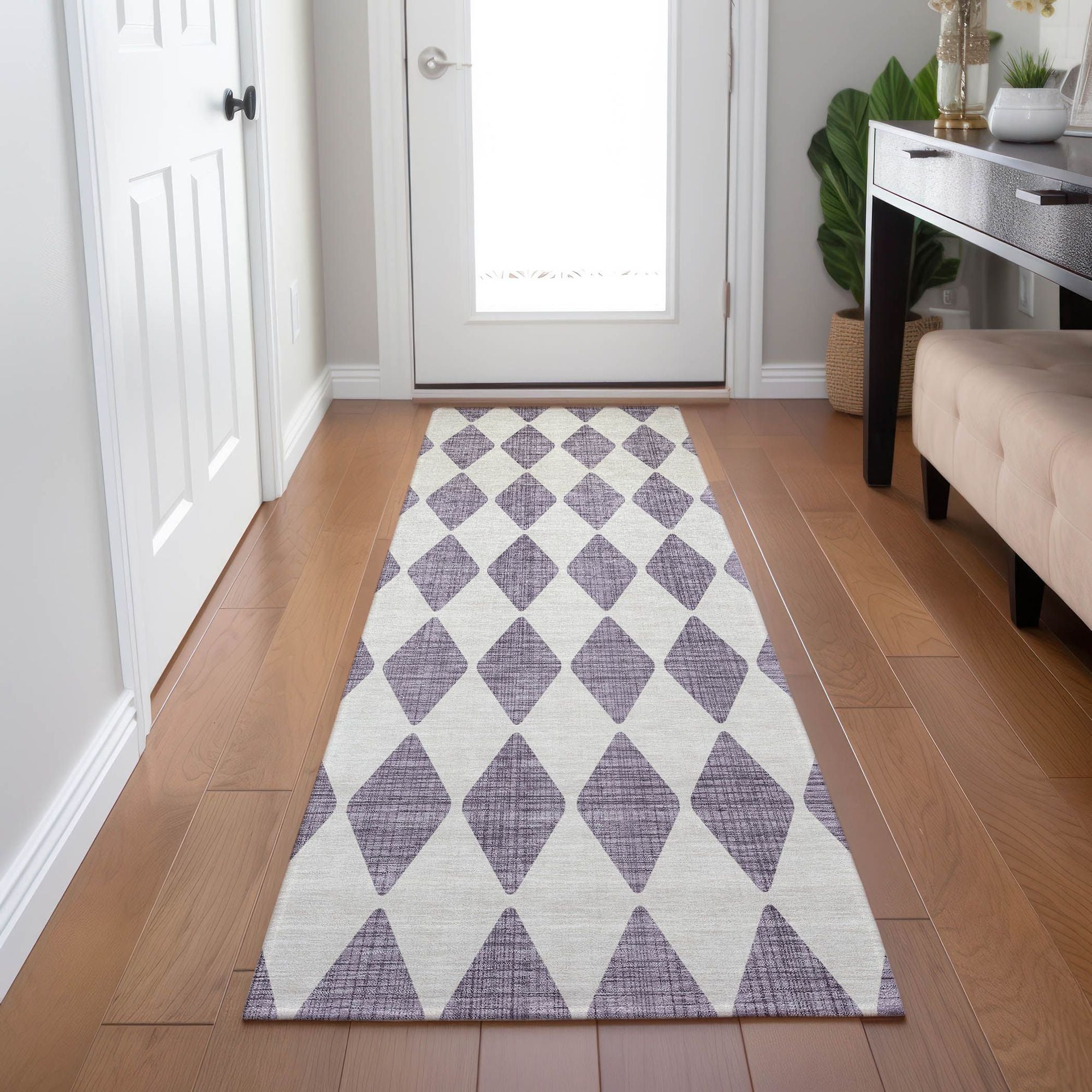 Machine Made ACN578 Purple Rugs #color_purple