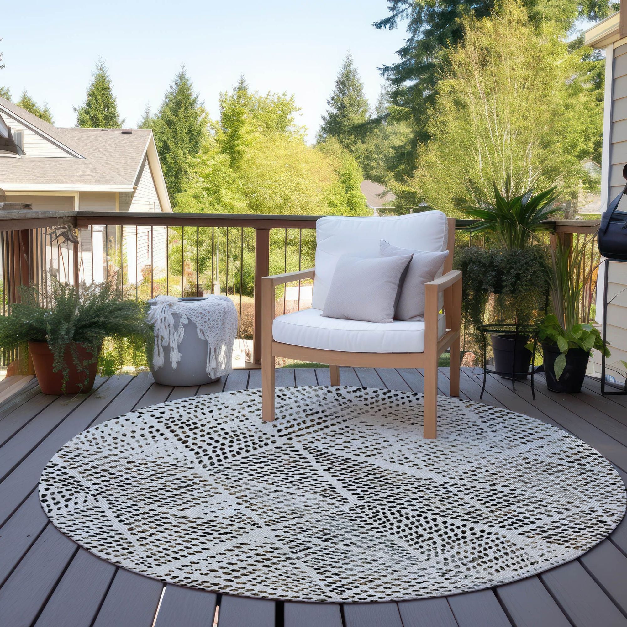 Machine Made ACN591 Ivory Rugs #color_ivory