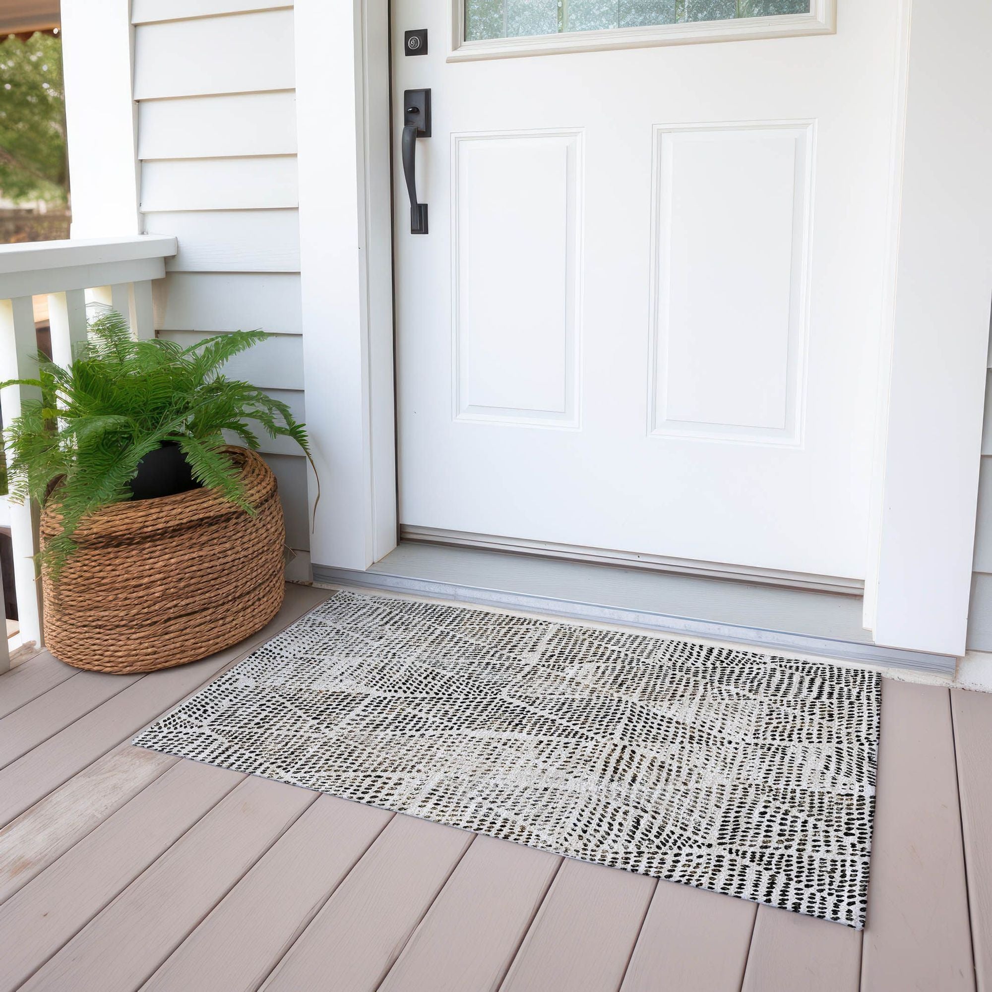 Machine Made ACN591 Ivory Rugs #color_ivory