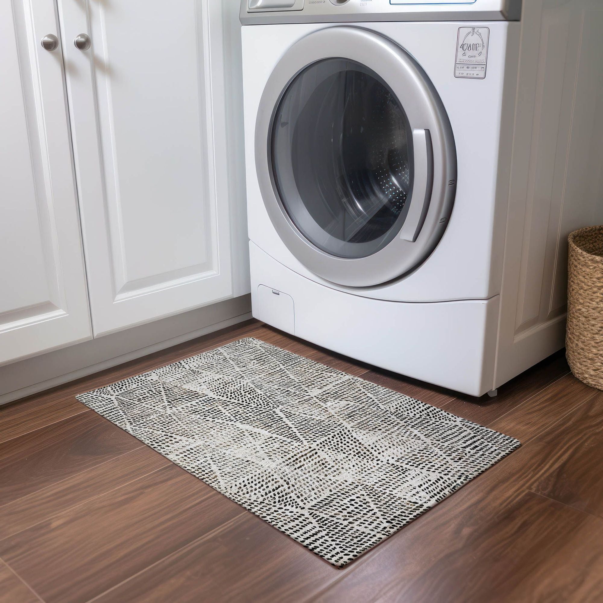 Machine Made ACN591 Ivory Rugs #color_ivory