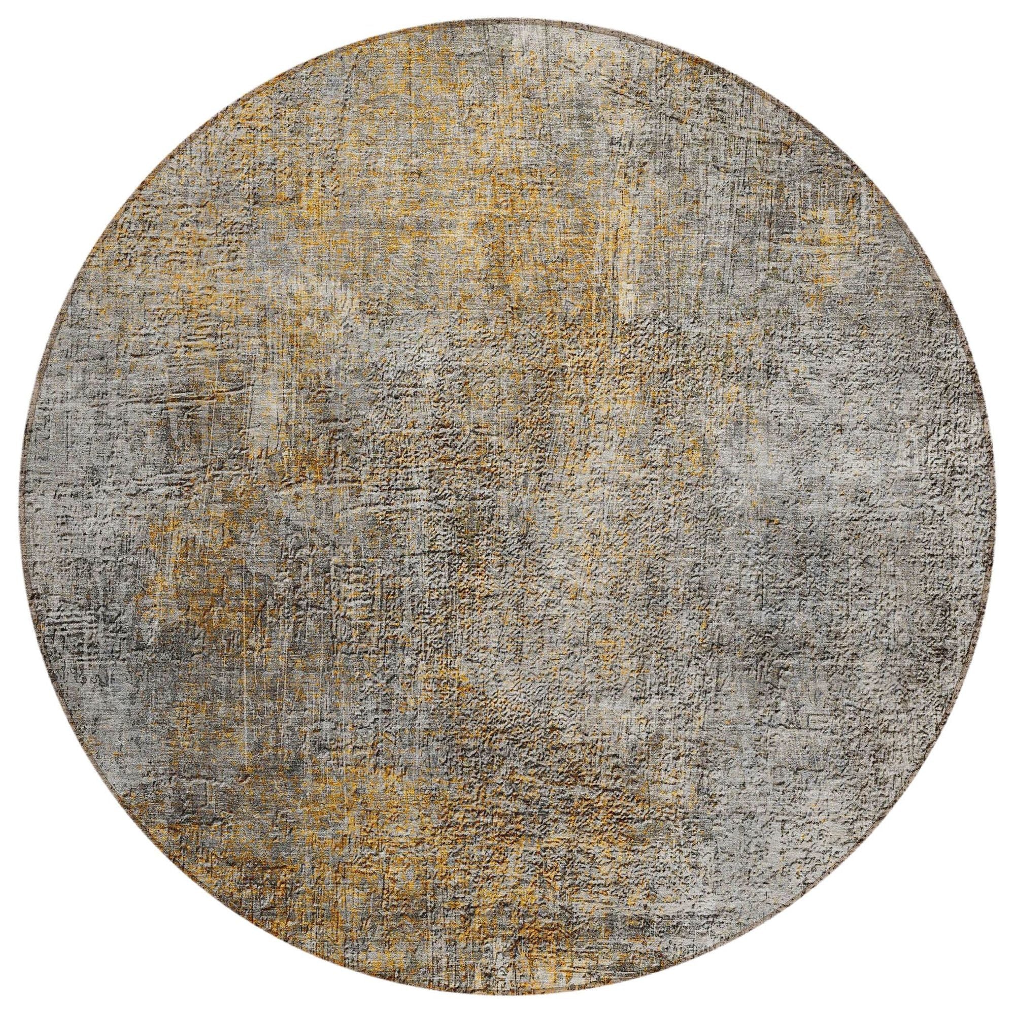 Machine Washable Gray Rug - Indoor / Outdoor - Kids / Pet Friendly Modern Print Rug