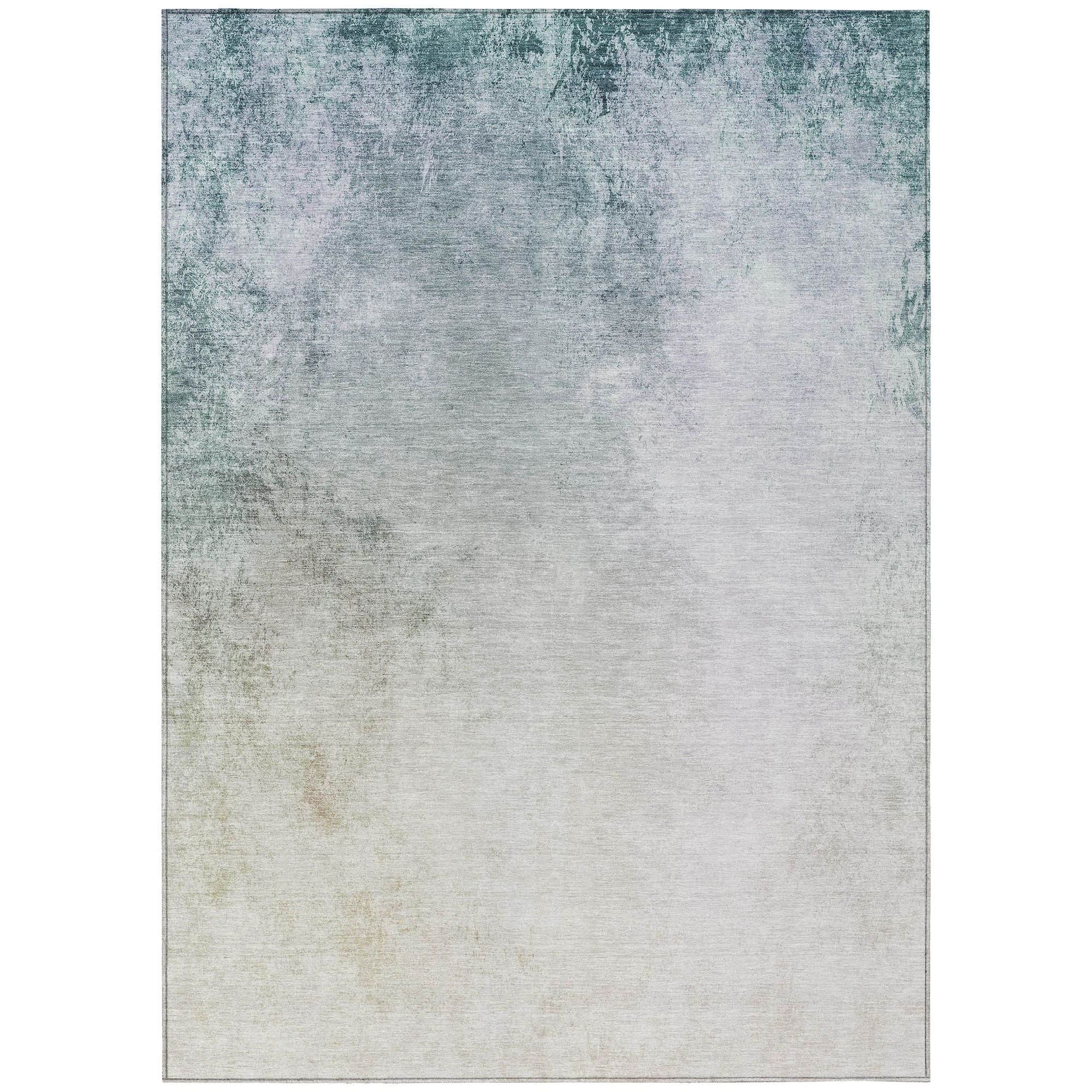 Machine Washable Beige Brown Rug - Indoor / Outdoor - Kids / Pet Friendly Modern Print Rug