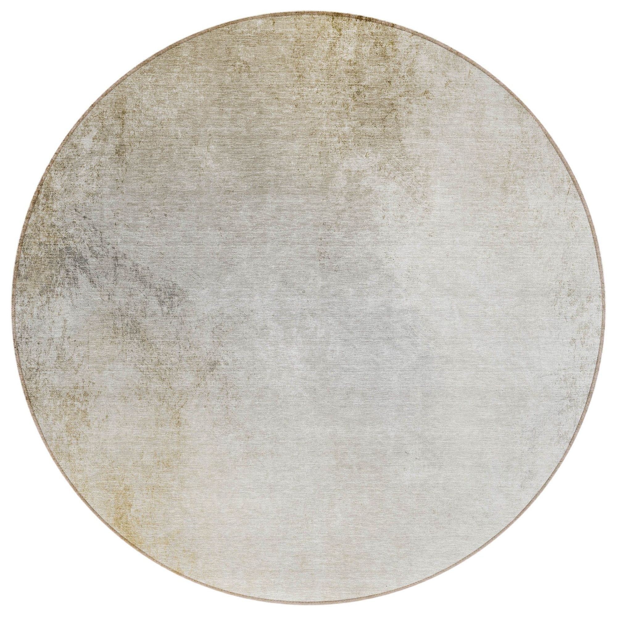 Machine Washable Taupe Brown Rug - Indoor / Outdoor - Kids / Pet Friendly Modern Print Rug