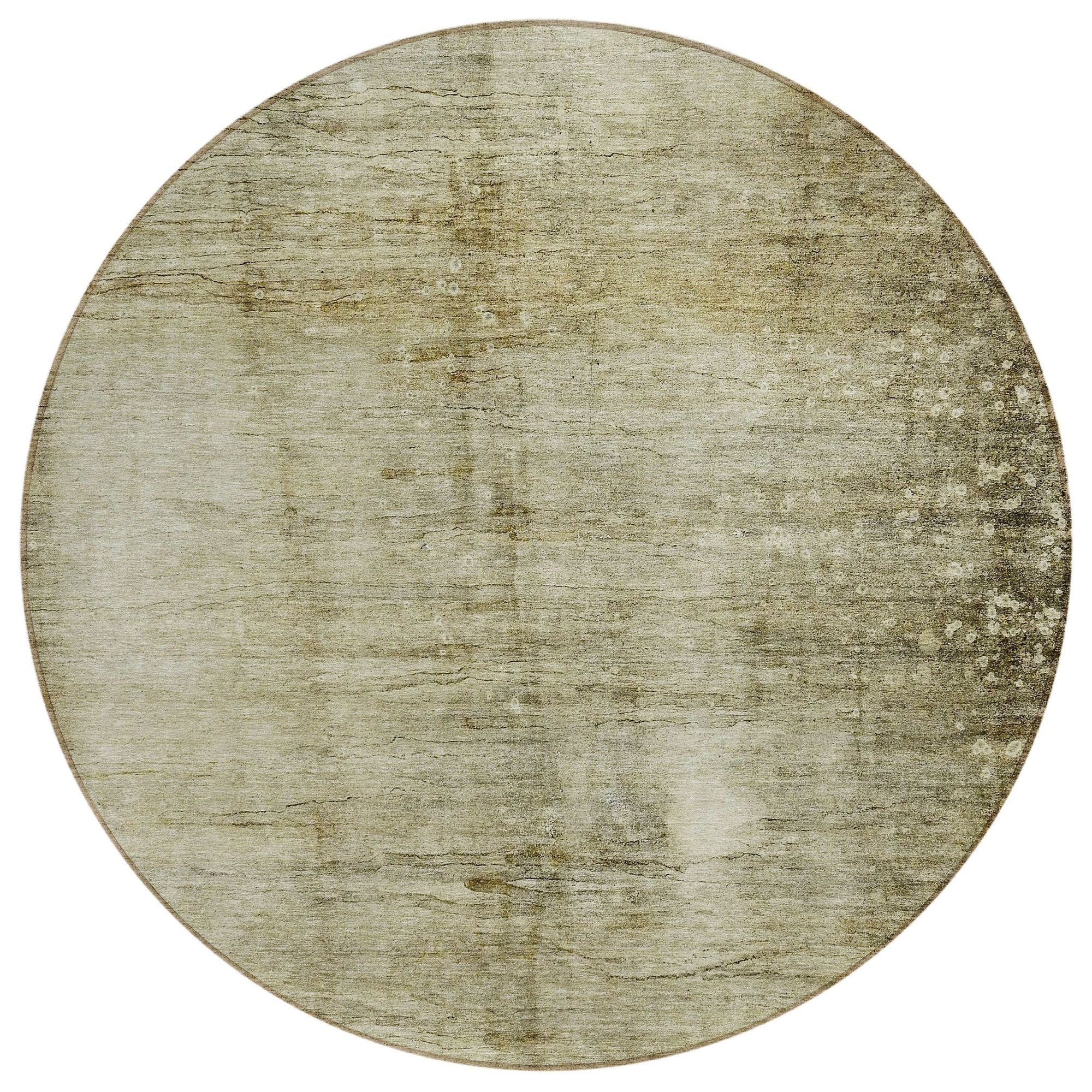 Machine Washable Taupe Brown Rug - Indoor / Outdoor - Kids / Pet Friendly Casual Print Rug