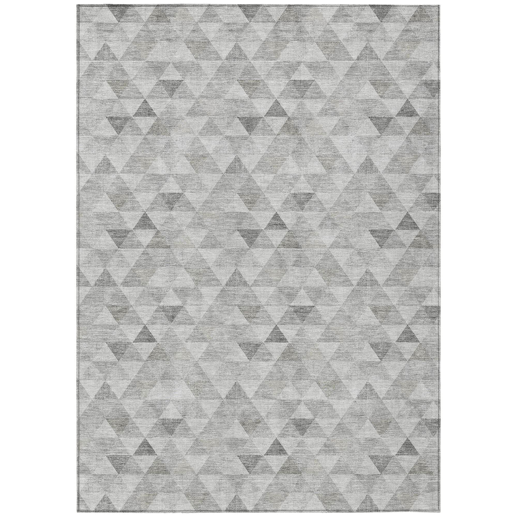 Brack Machine Washable Rug