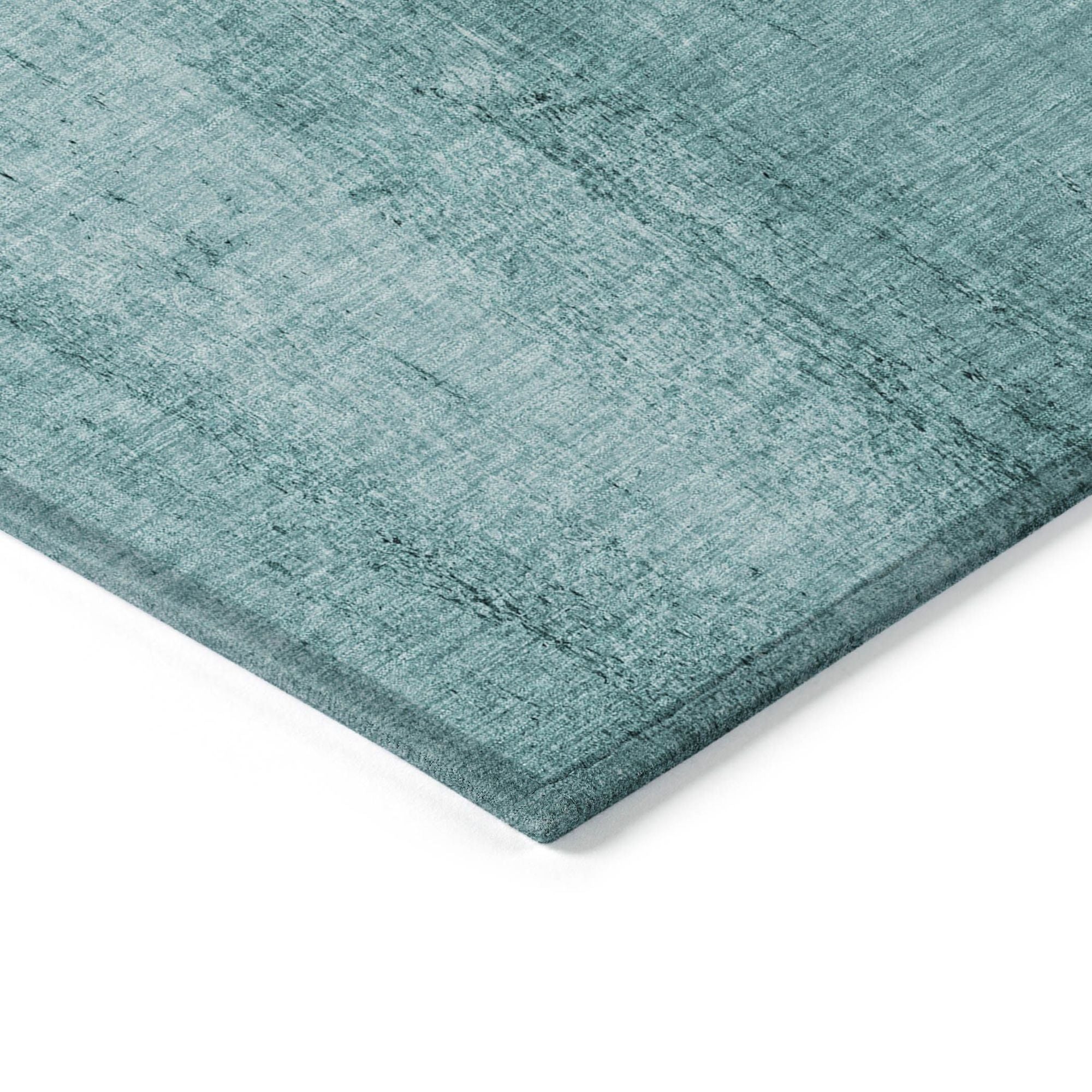 Machine Made ACN627 Teal Rugs