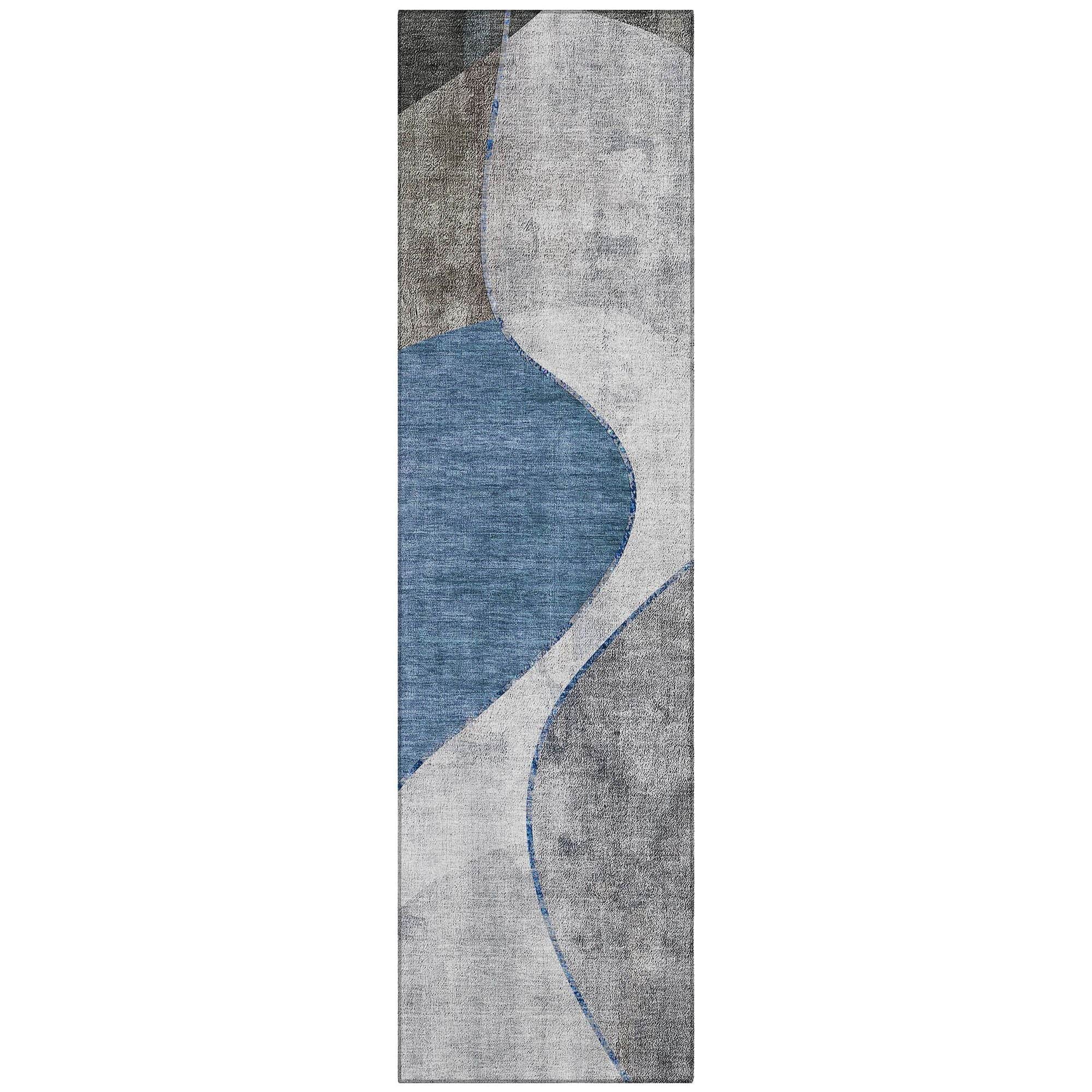 Brocade Machine Washable Rug