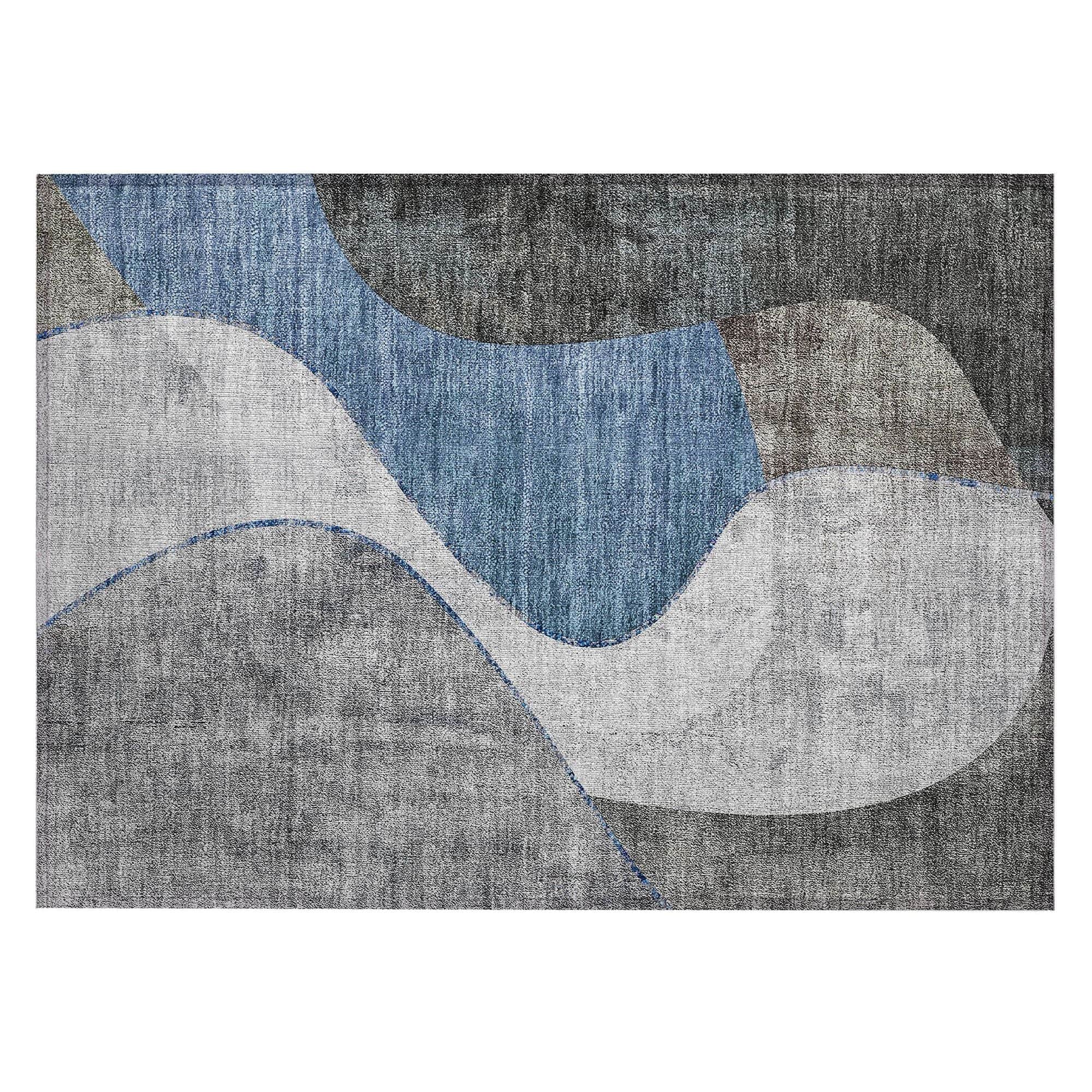 Brocade Machine Washable Rug
