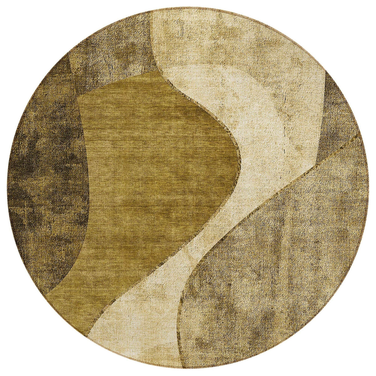 Almond Machine Washable Rug