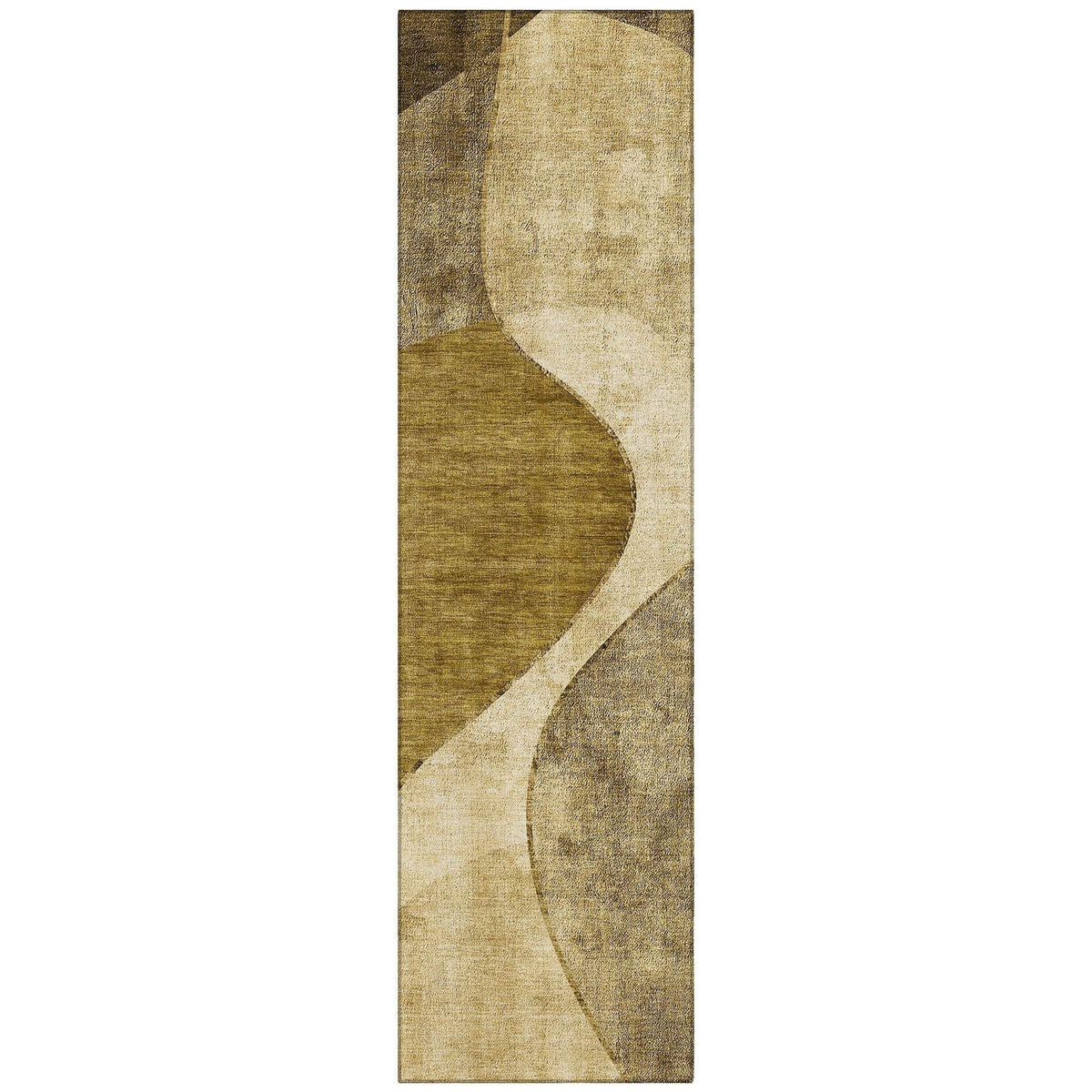 Almond Machine Washable Rug