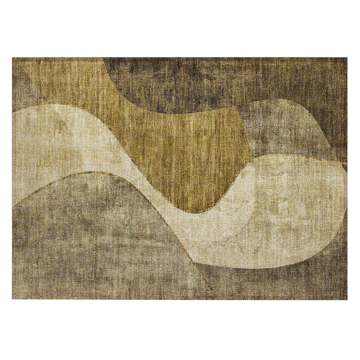 Almond Machine Washable Rug
