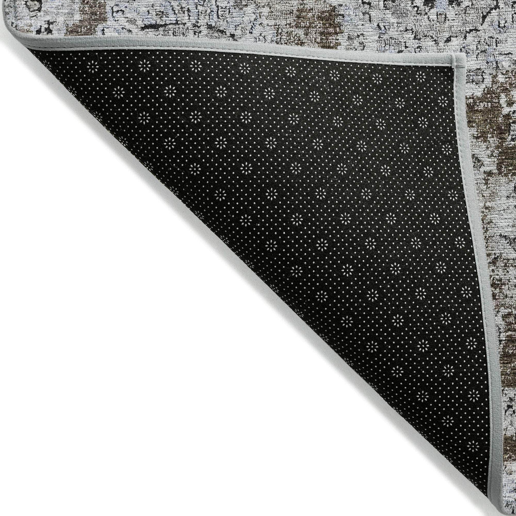 Machine Made ACN634 Chocolate Brown Rugs