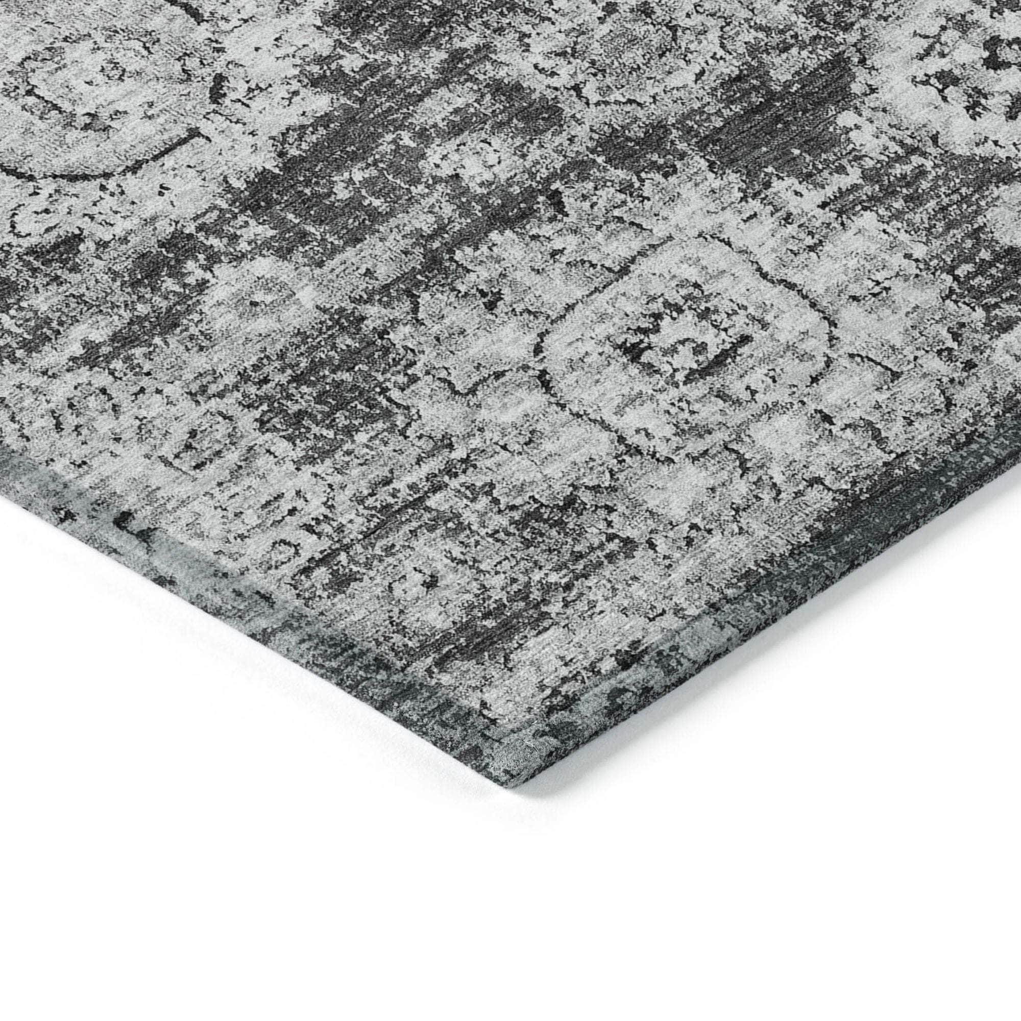 Machine Made ACN634 Gray Rugs