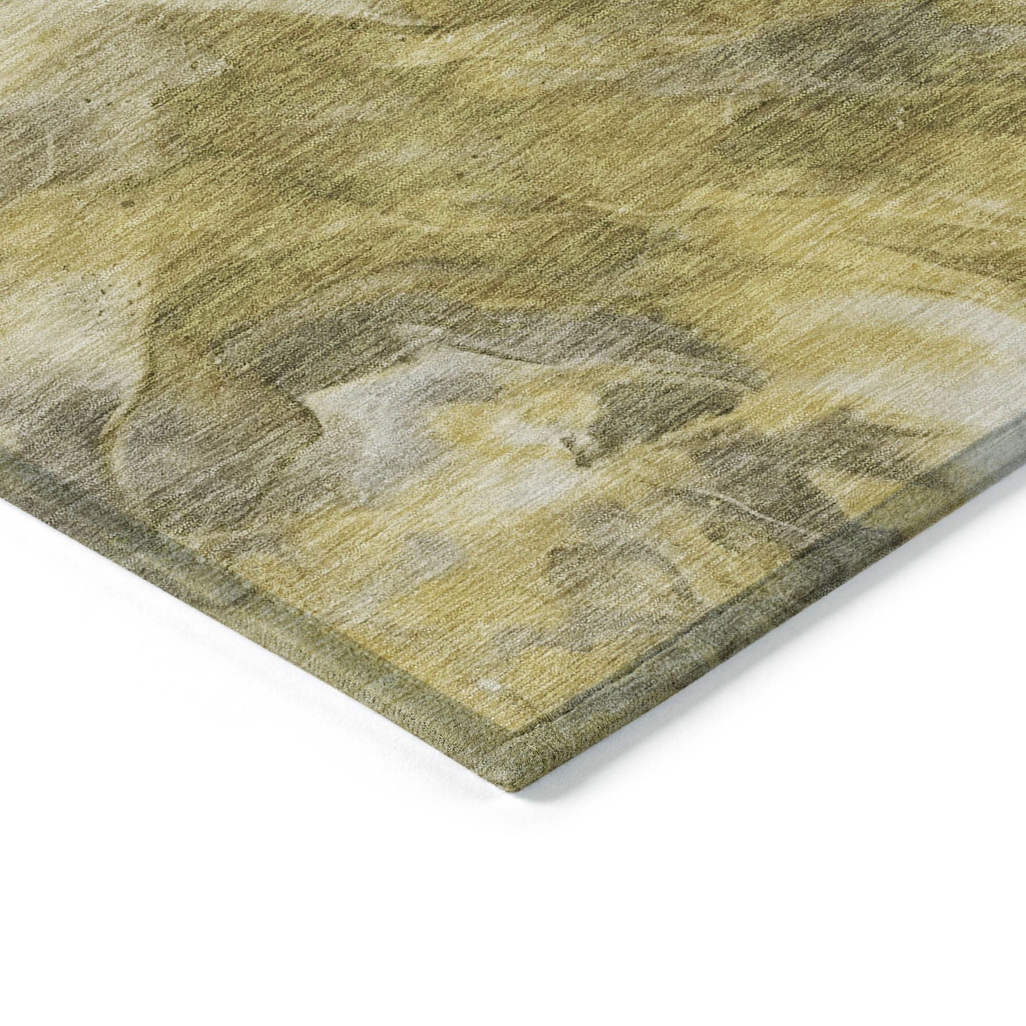 Machine Made ACN641 Taupe Brown Rugs