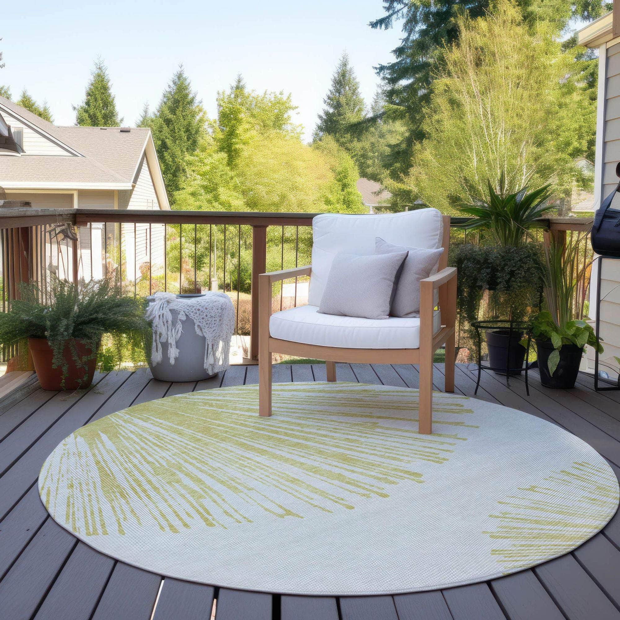 Machine Made ACN642 Beige Brown Rugs