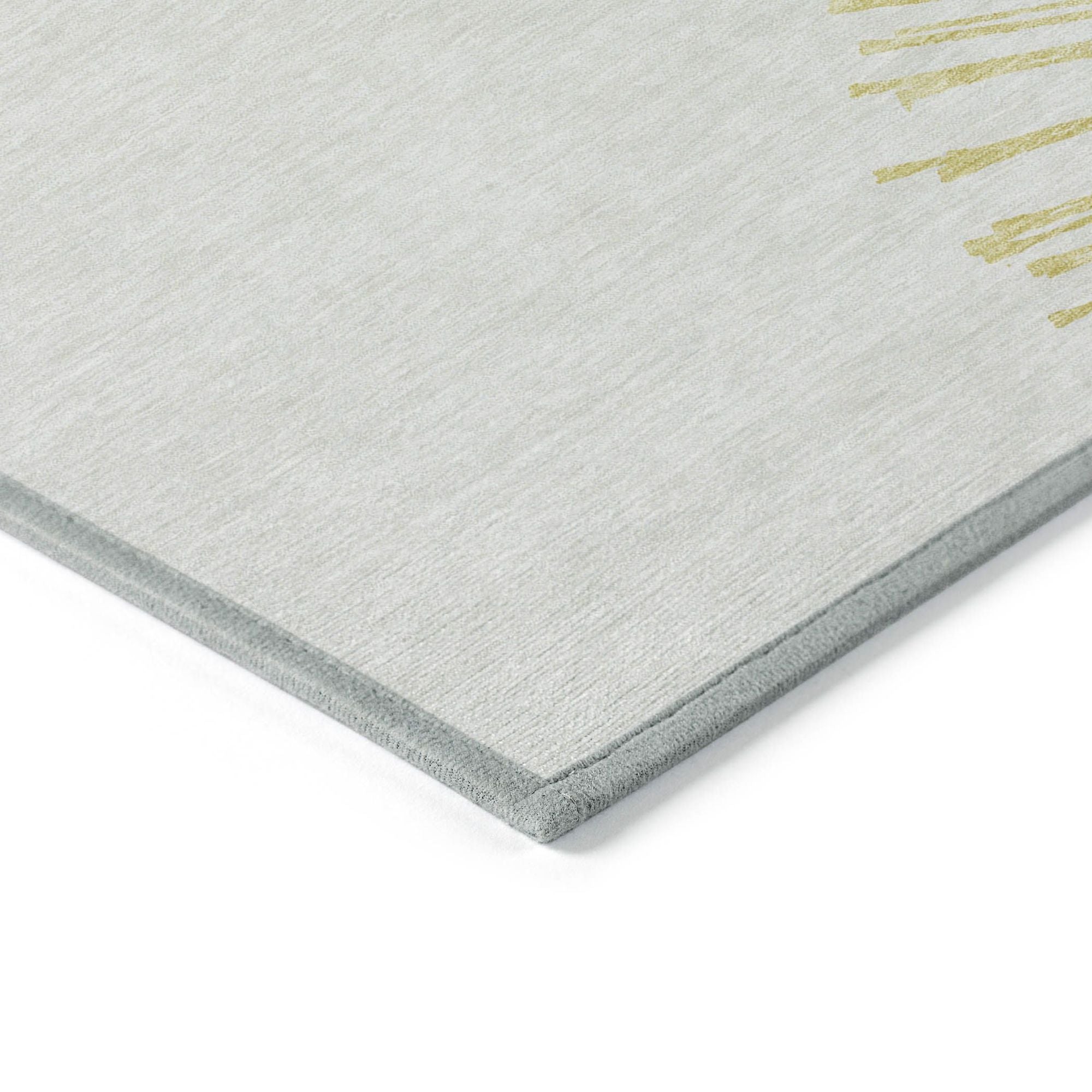 Machine Made ACN642 Beige Brown Rugs