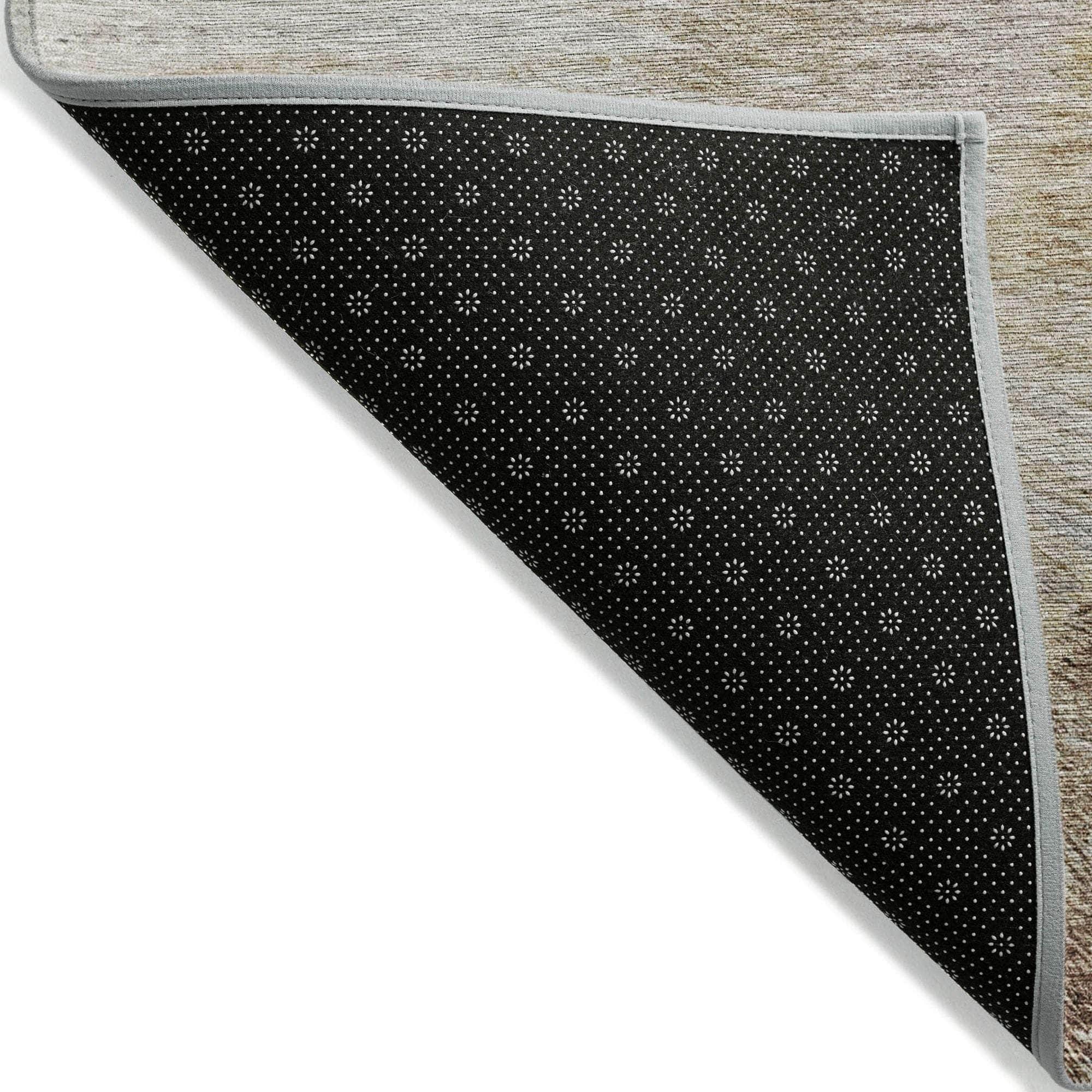 Machine Made ACN650 Brown Rugs