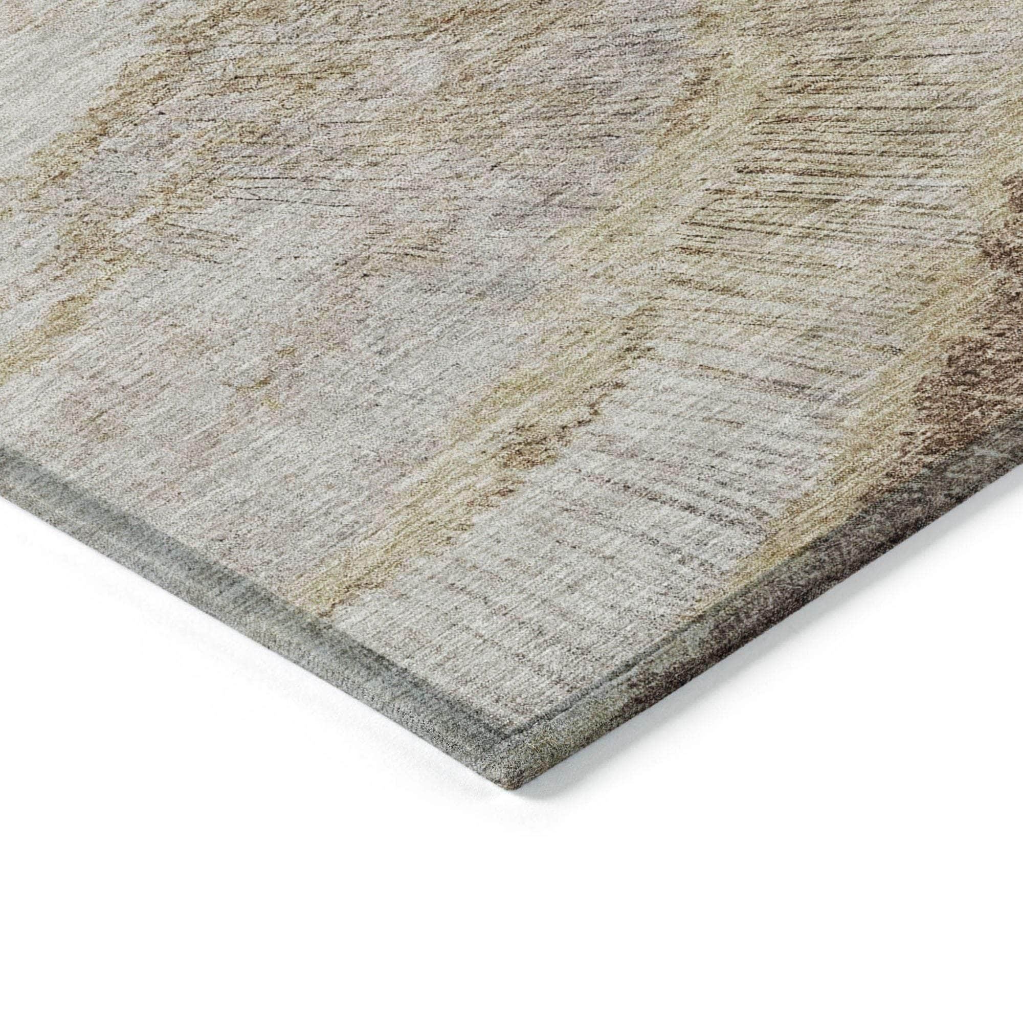 Machine Made ACN650 Brown Rugs