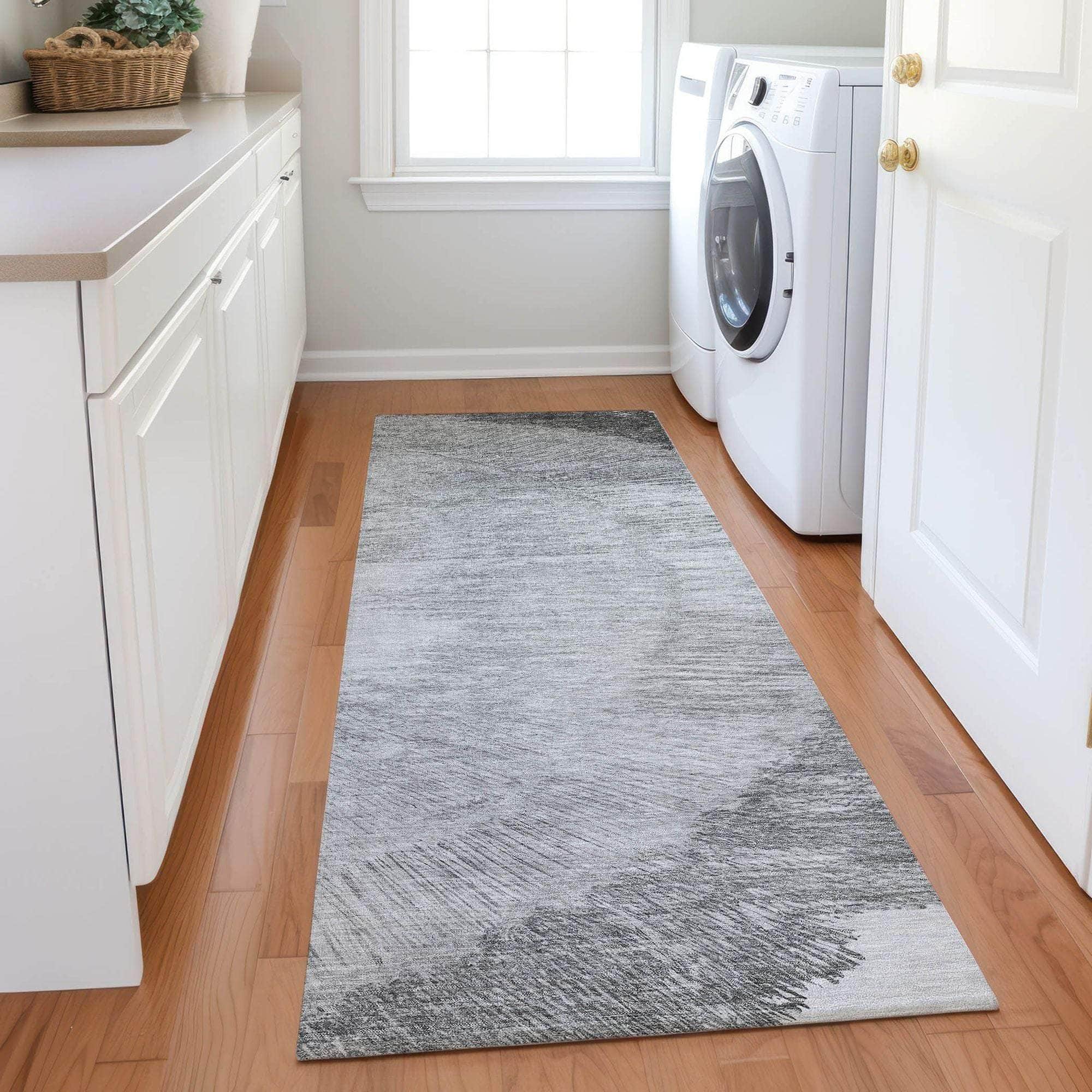 Machine Made ACN650 Gray Rugs