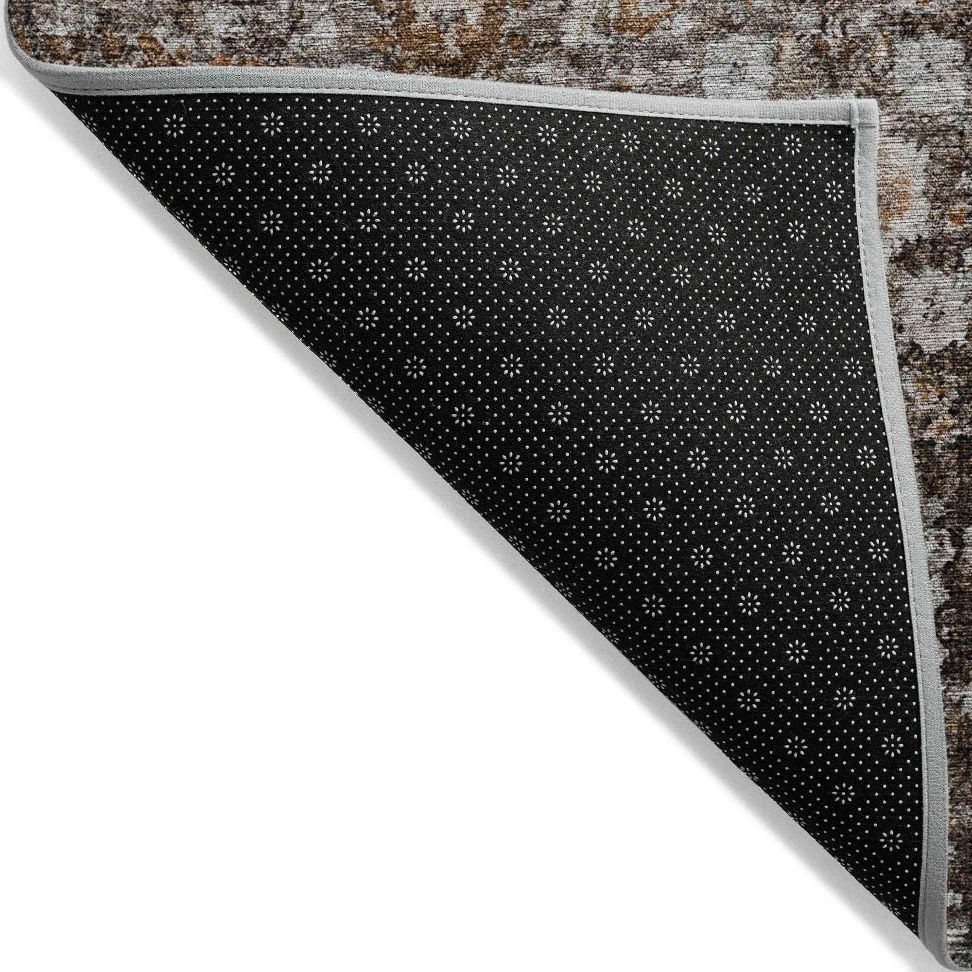 Machine Made ACN651 Fudge Brown Rugs