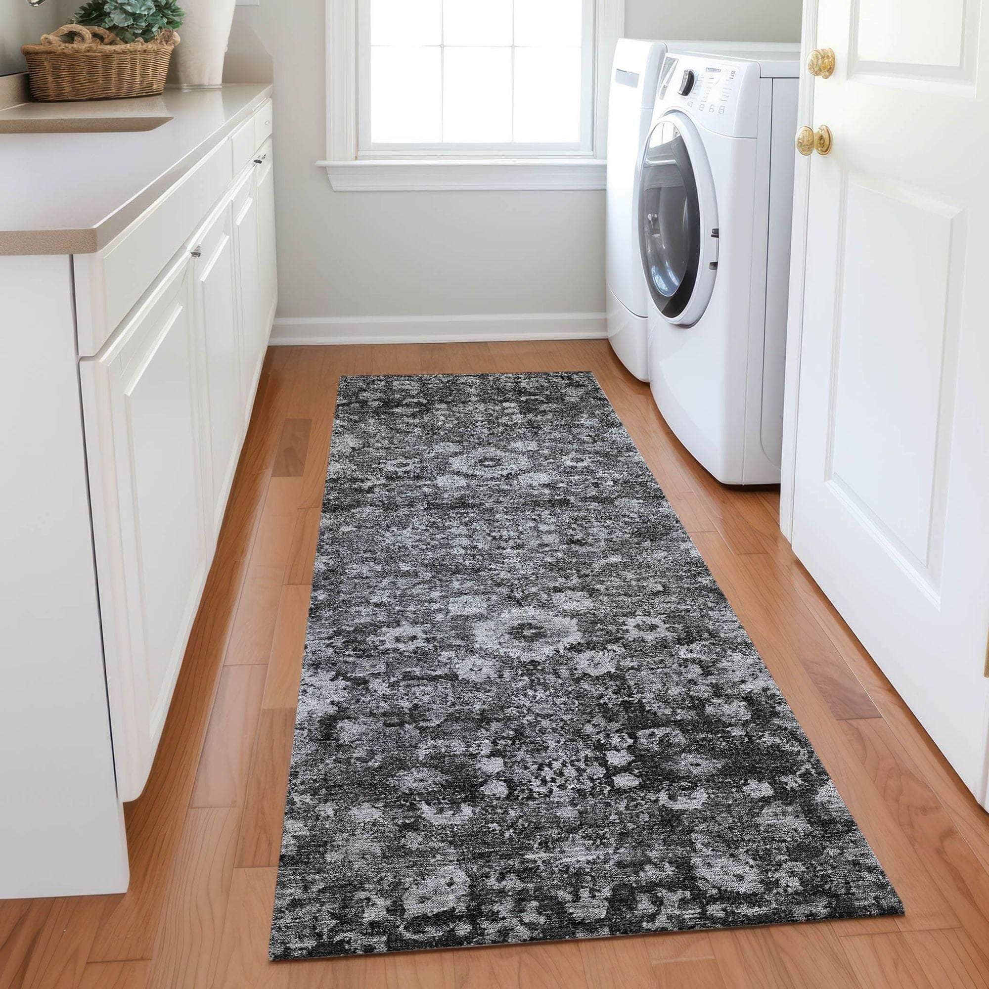Machine Made ACN651 Gray Rugs
