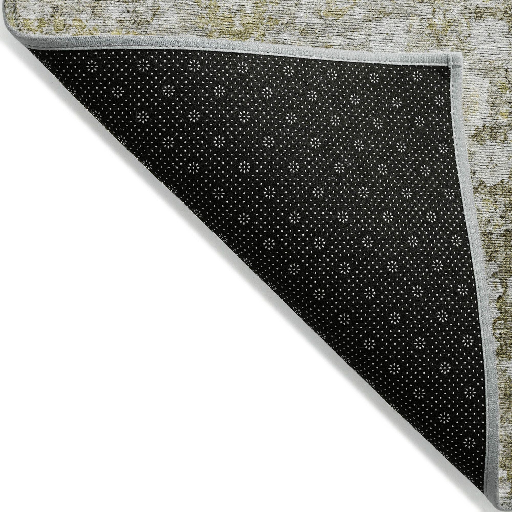 Machine Made ACN651 Taupe Brown Rugs