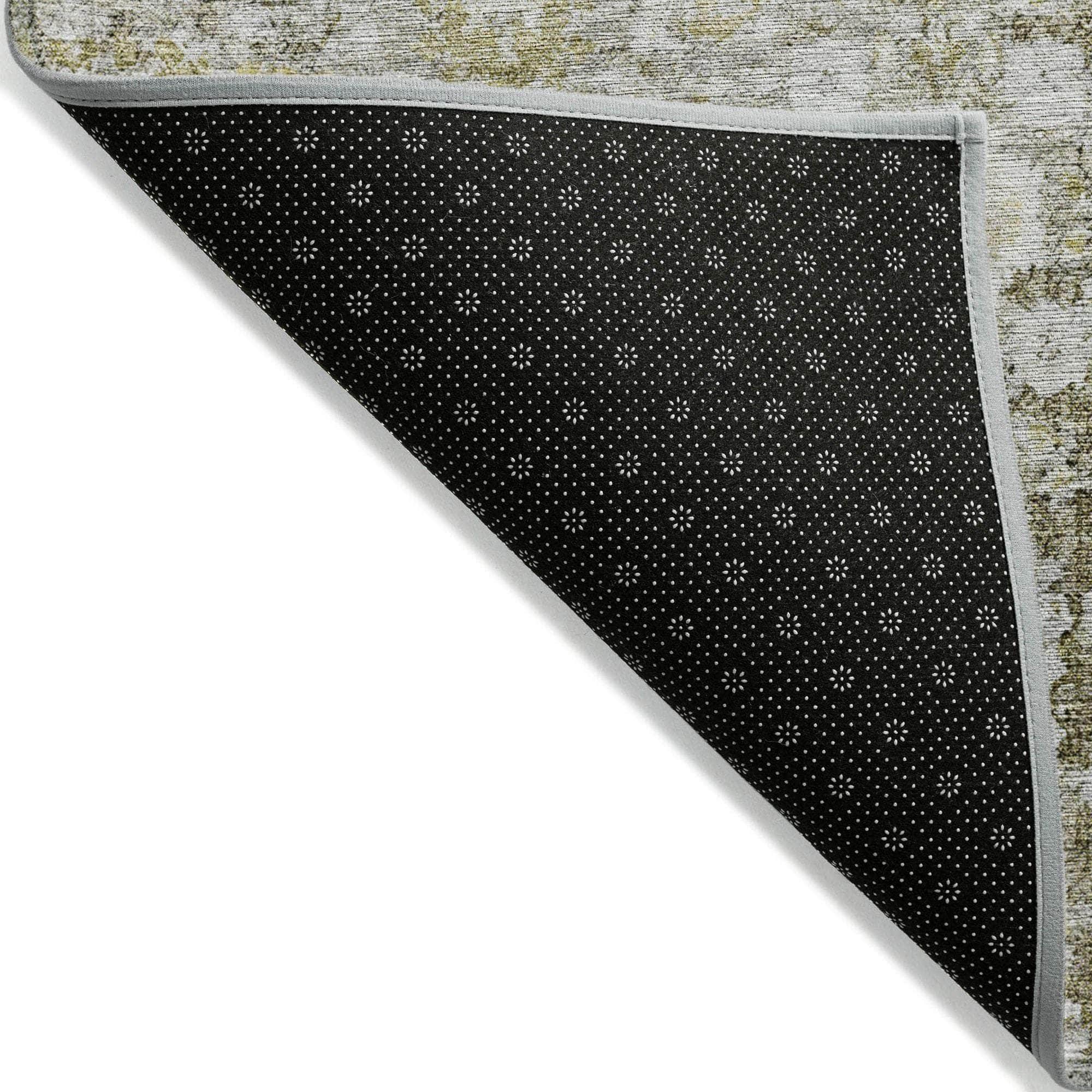Machine Made ACN651 Taupe Brown Rugs