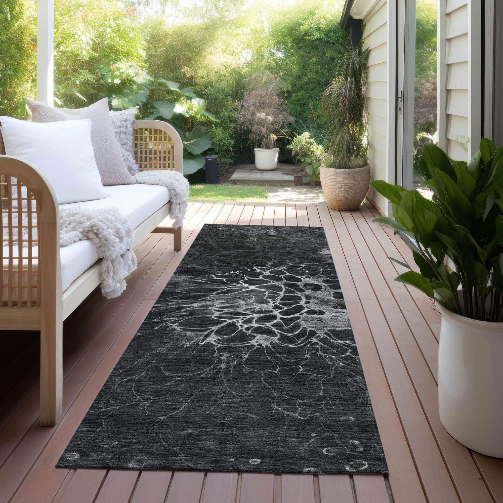Mosaic Machine Washable Rug